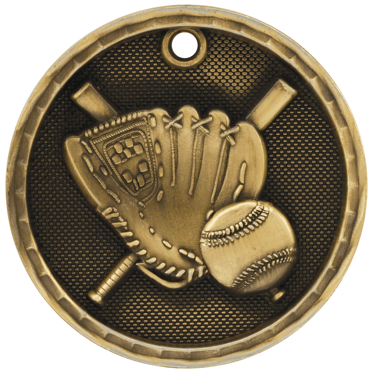 Baseball 3-D Medal