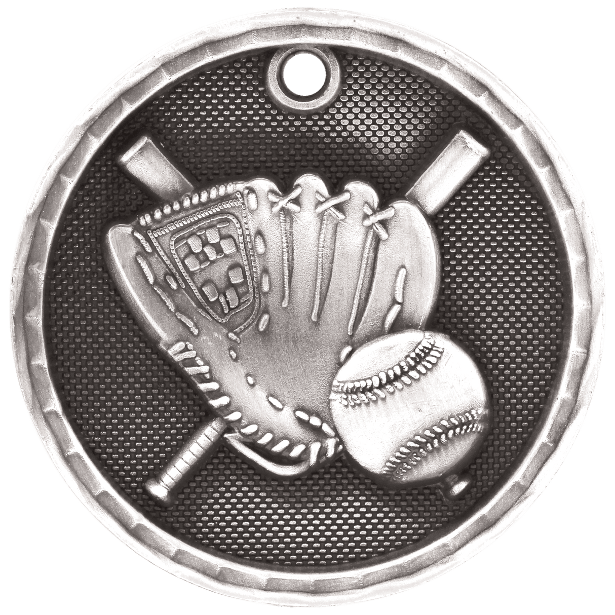 Baseball 3-D Medal