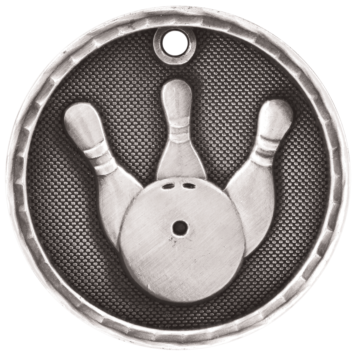 2" 3D Bowling Medal