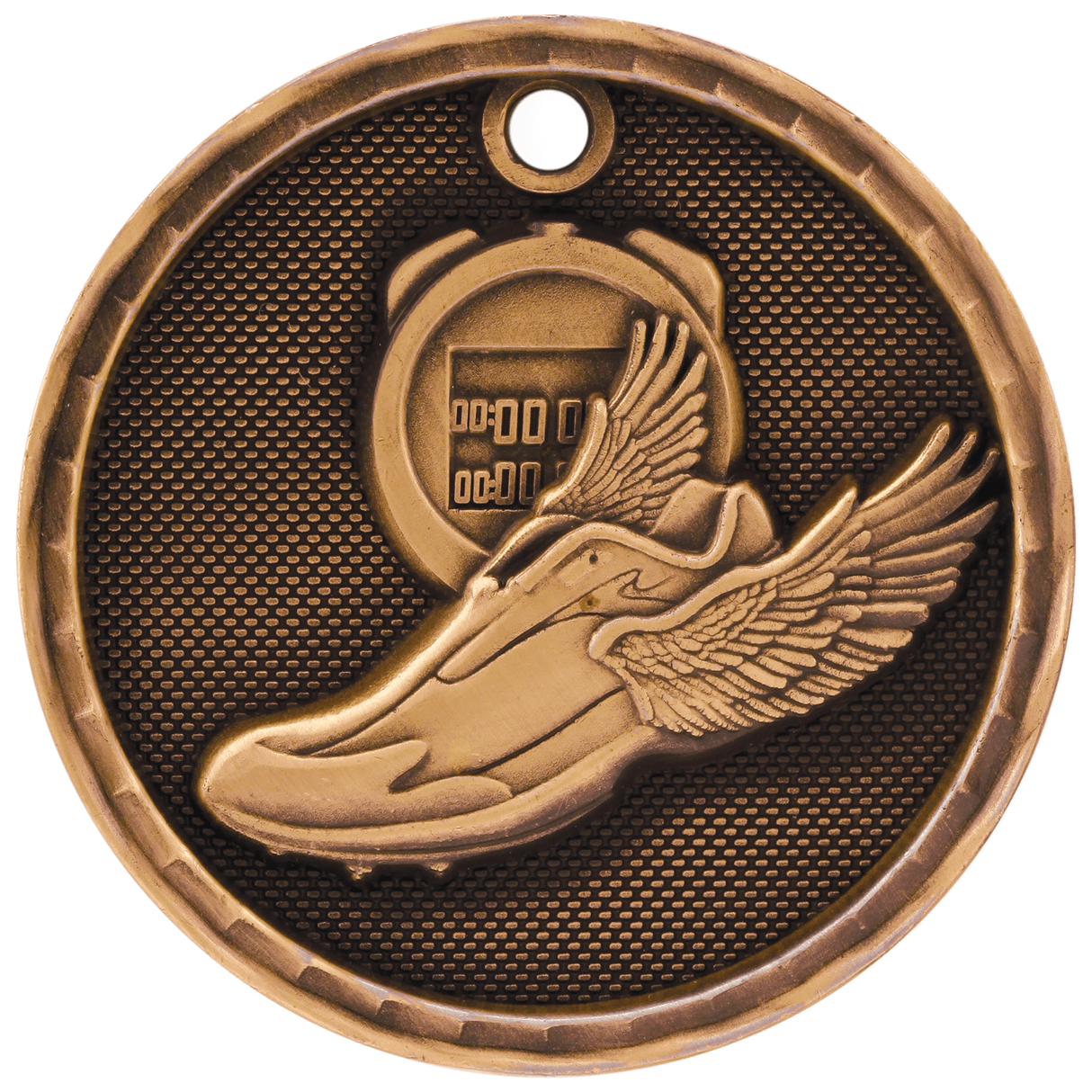 2" 3D Track Medal