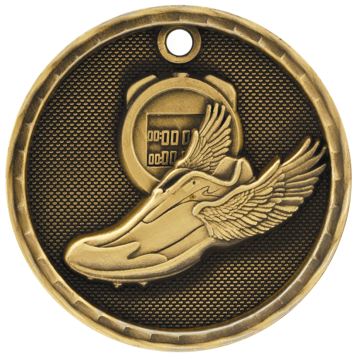 2" 3D Track Medal
