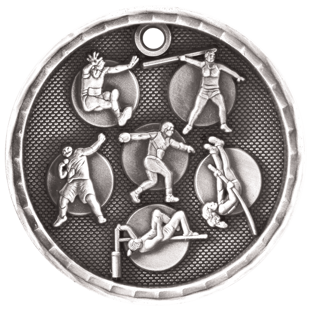 2" 3D Track and Field Medal