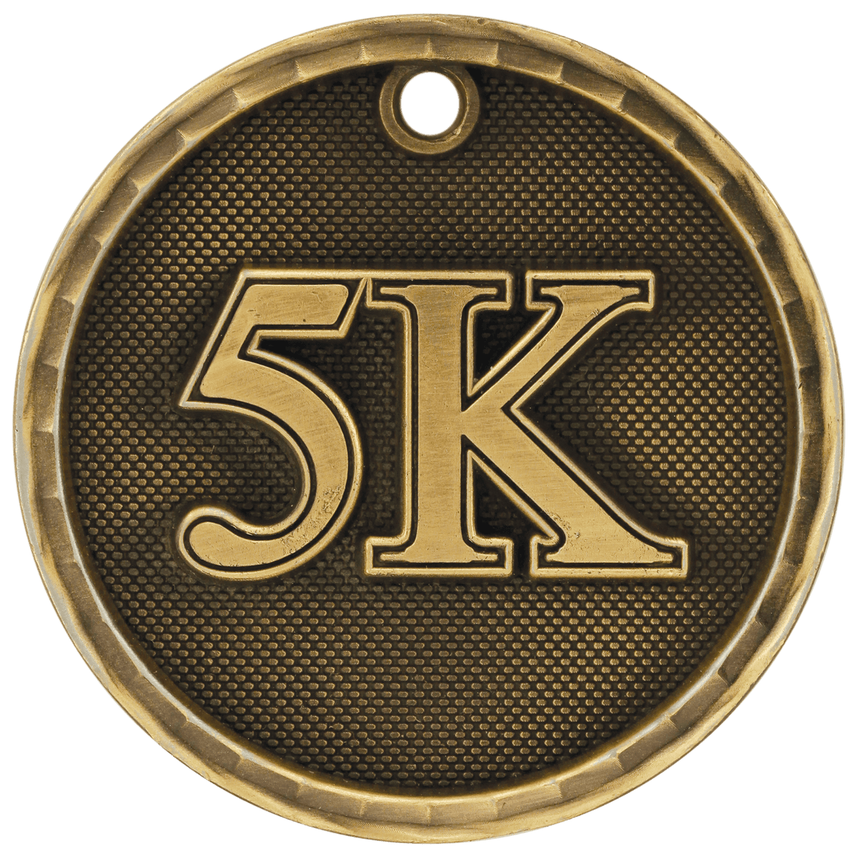 2" 3D 5K Medal