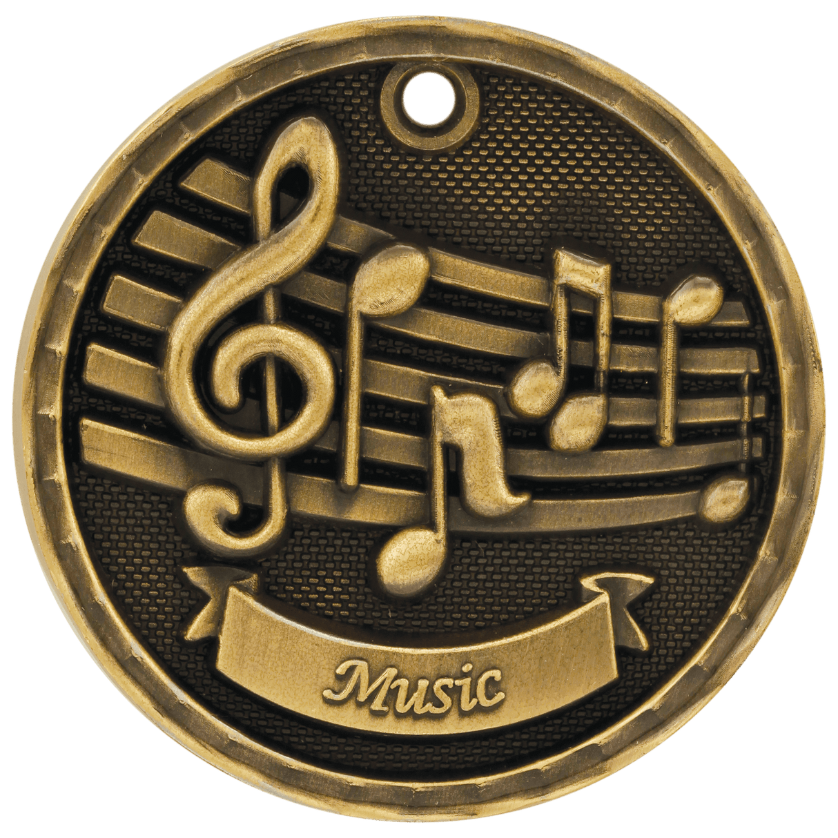 2" 3D Music Medal