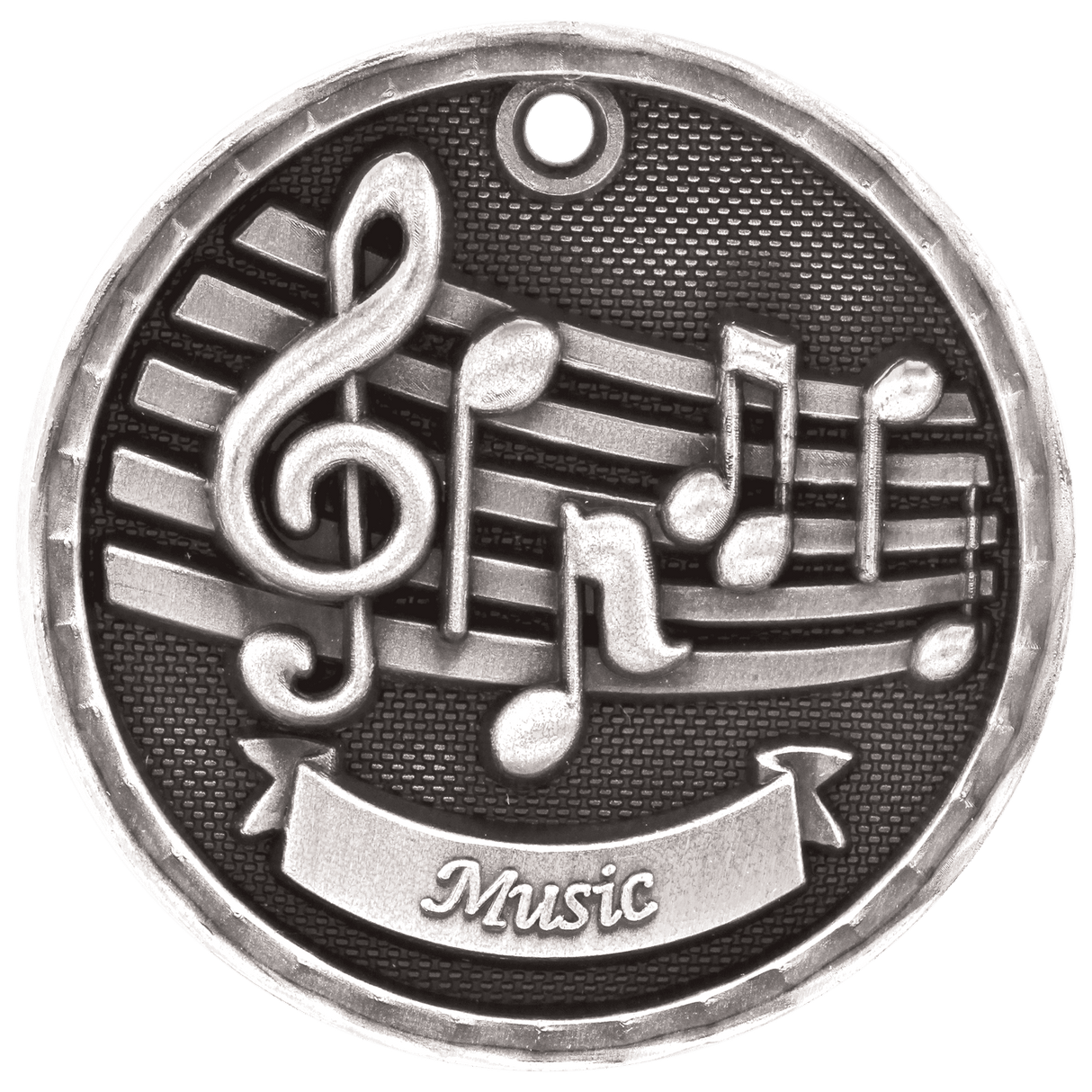 2" 3D Music Medal