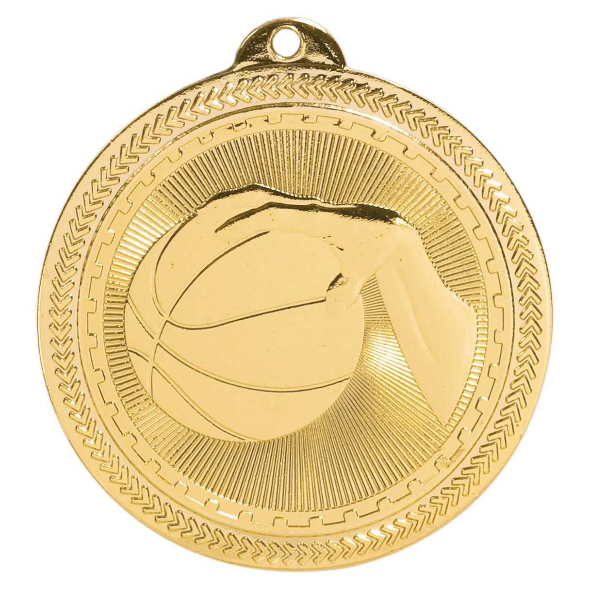 2" Basketball Laserable BriteLazer Medal