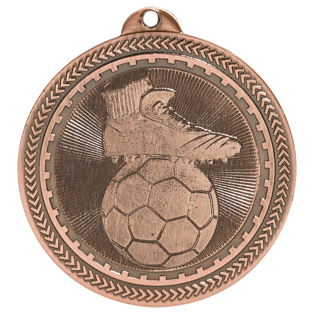2" Soccer Laserable BriteLazer Medal