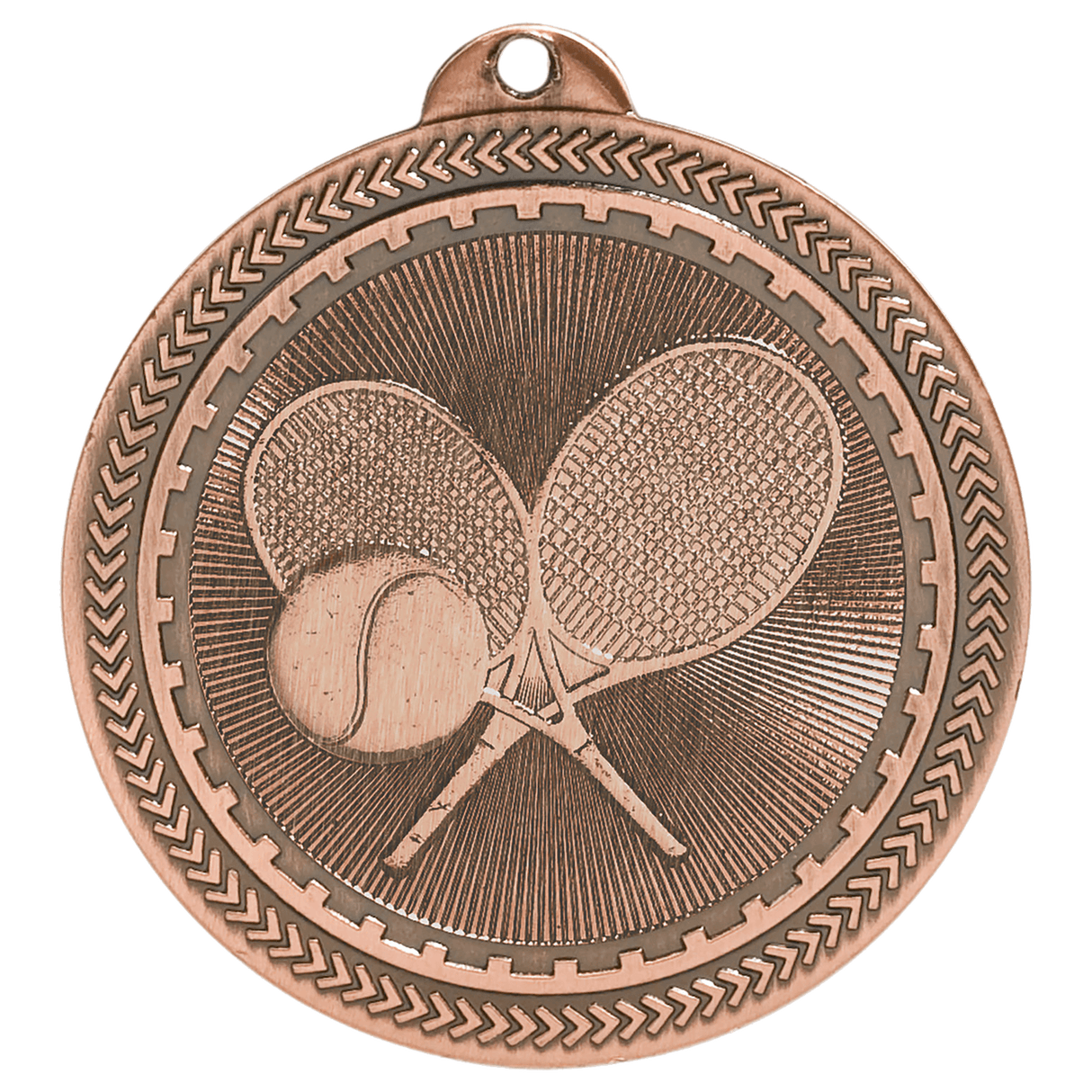 2" Tennis Laserable BriteLazer Medal