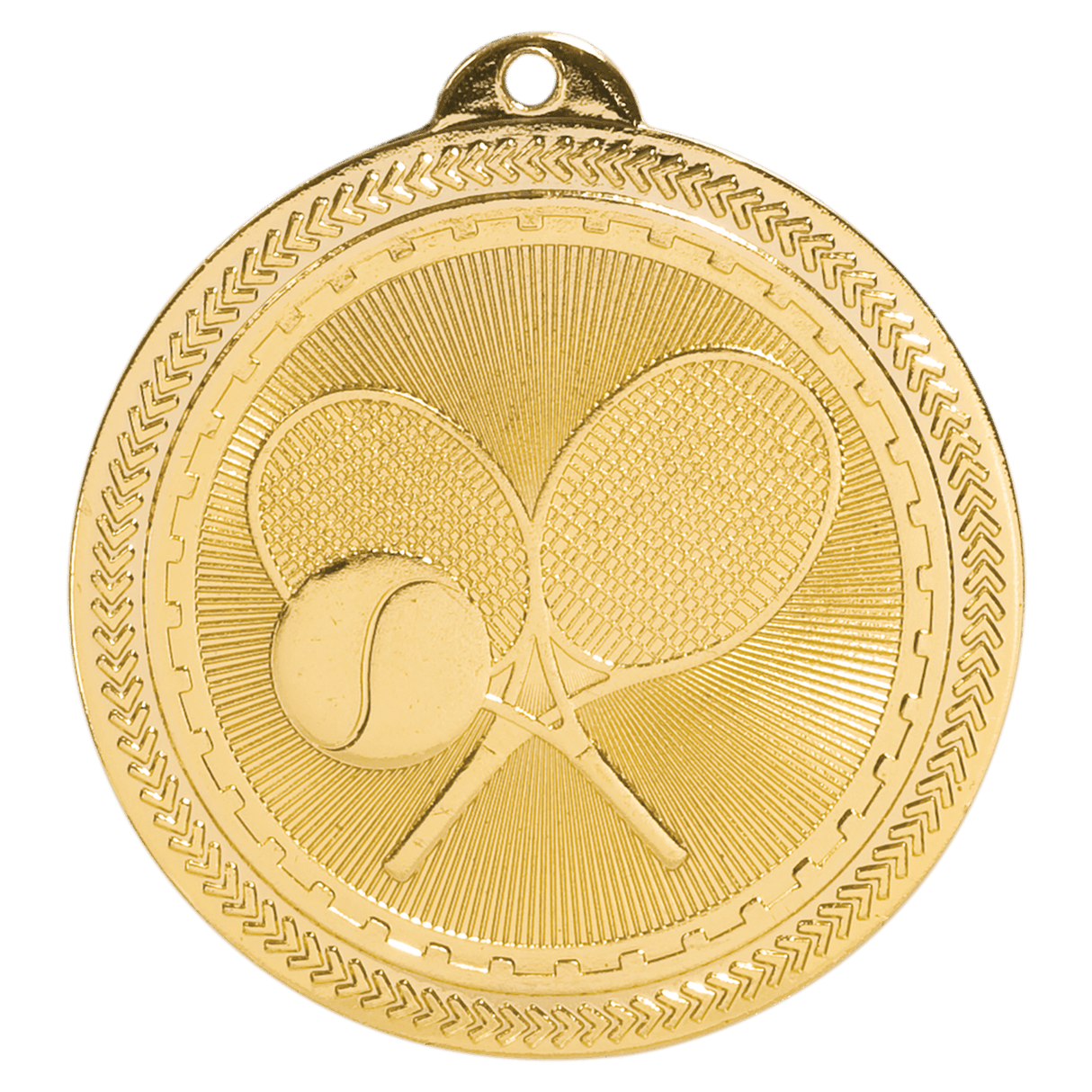 2" Tennis Laserable BriteLazer Medal