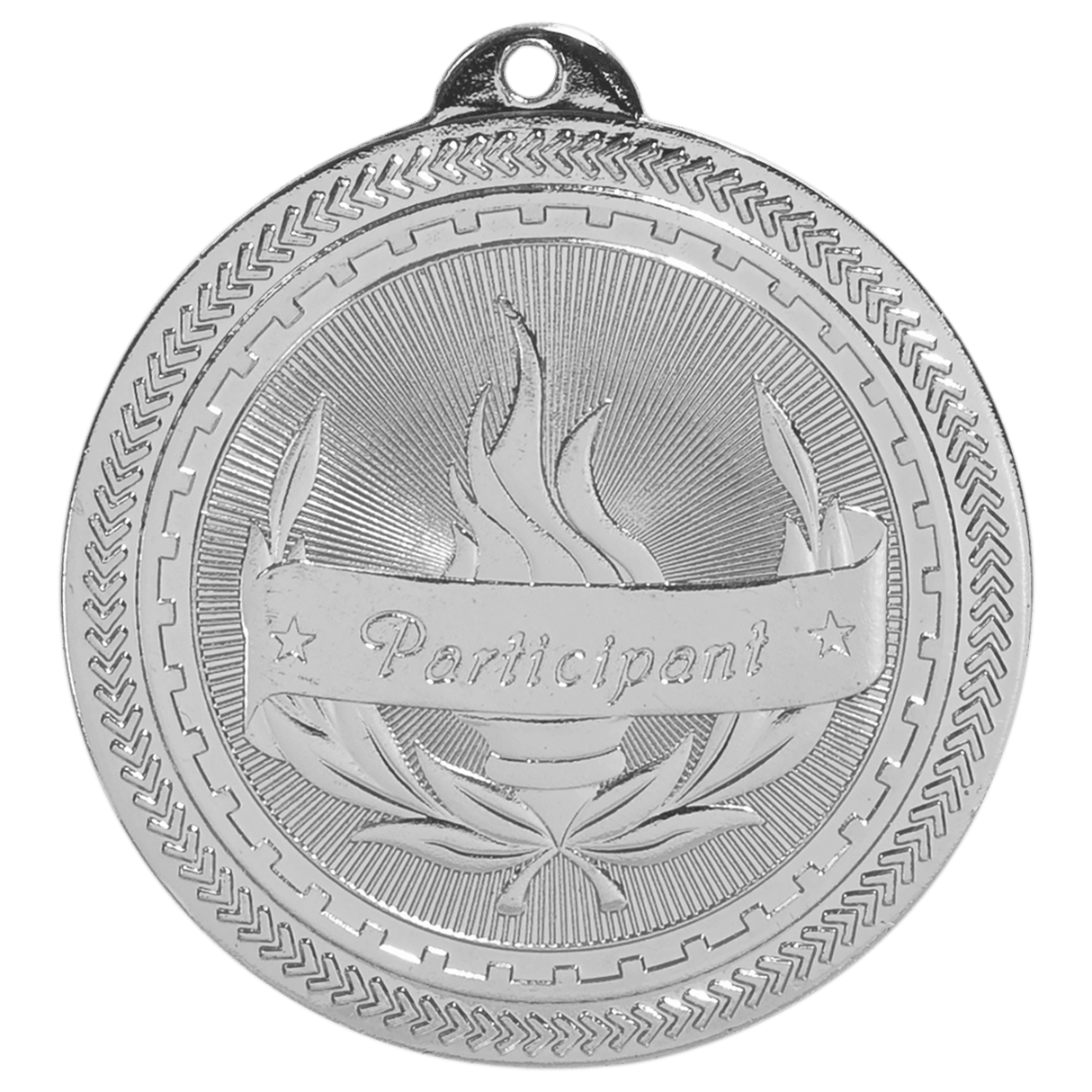 2" Participant Laserable BriteLazer Medal