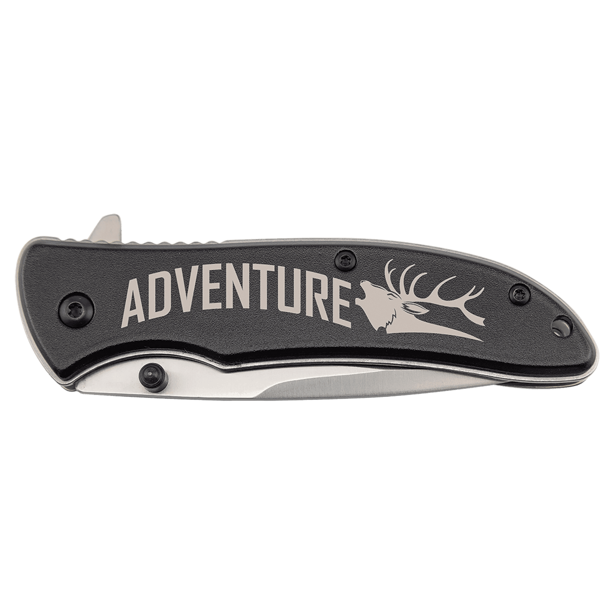 Bison River 4 1/4" Black Every Day Carry Knife