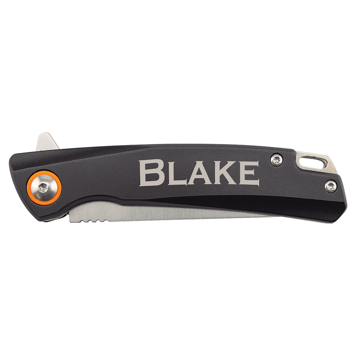 Bison River 4" Black Every Day Carry Knife with Ball Bearing Open Mechanism