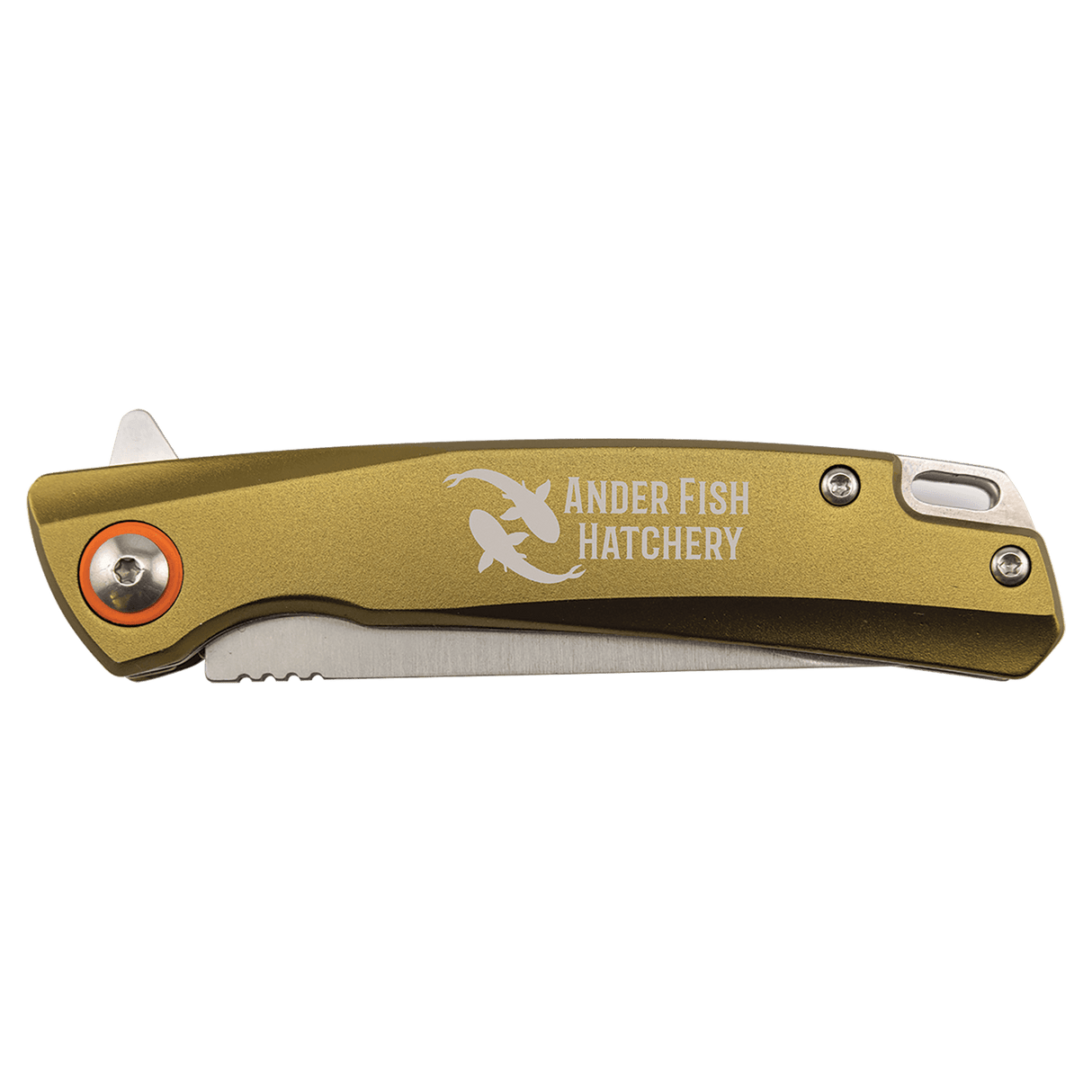 Bison River 4" Flat Dark Earth Every Day Carry Knife with Ball Bearing Open Mechanism