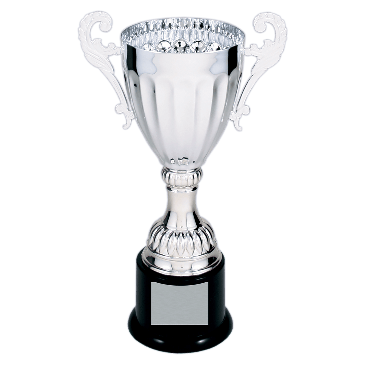 8 3/4" Completed Metal Cup Trophy on Plastic Base