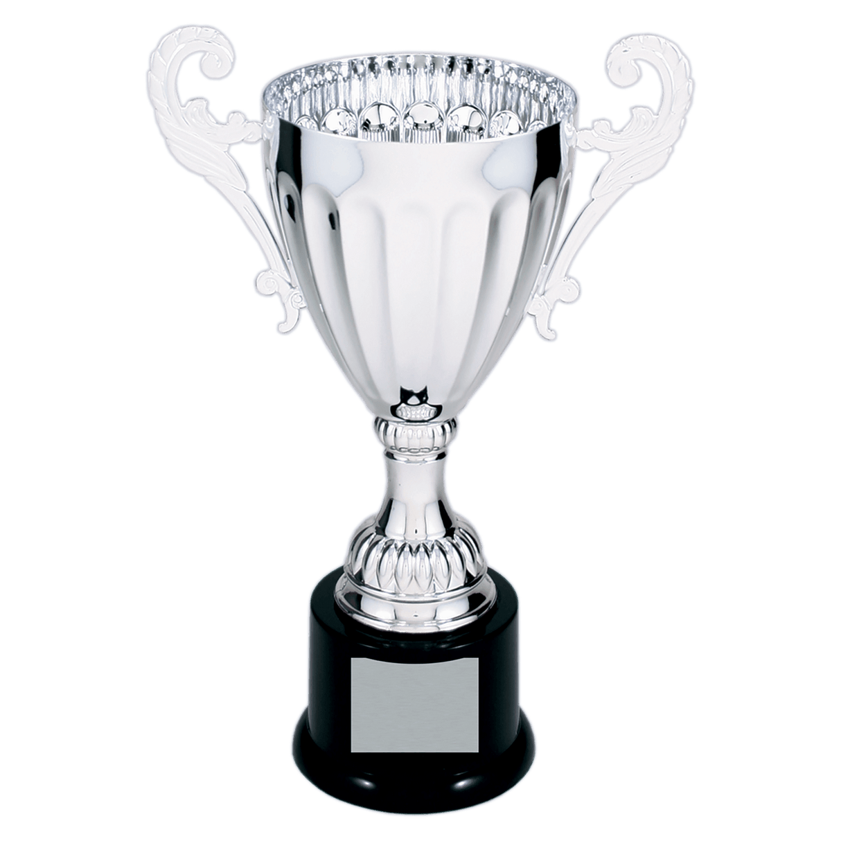 9 3/4" Completed Metal Cup Trophy on Plastic Base