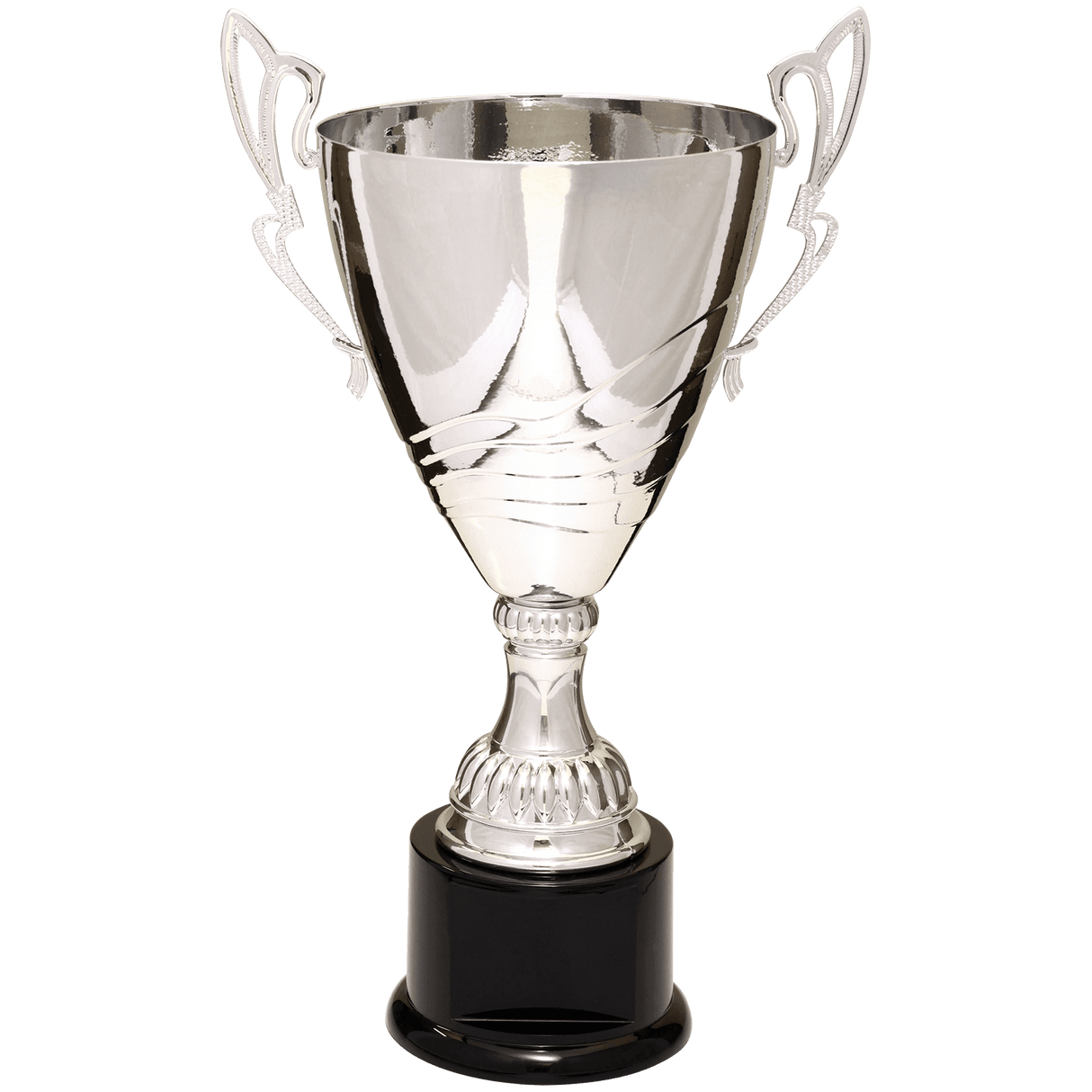 16 3/4" Completed Metal Cup Trophy on Plastic Base