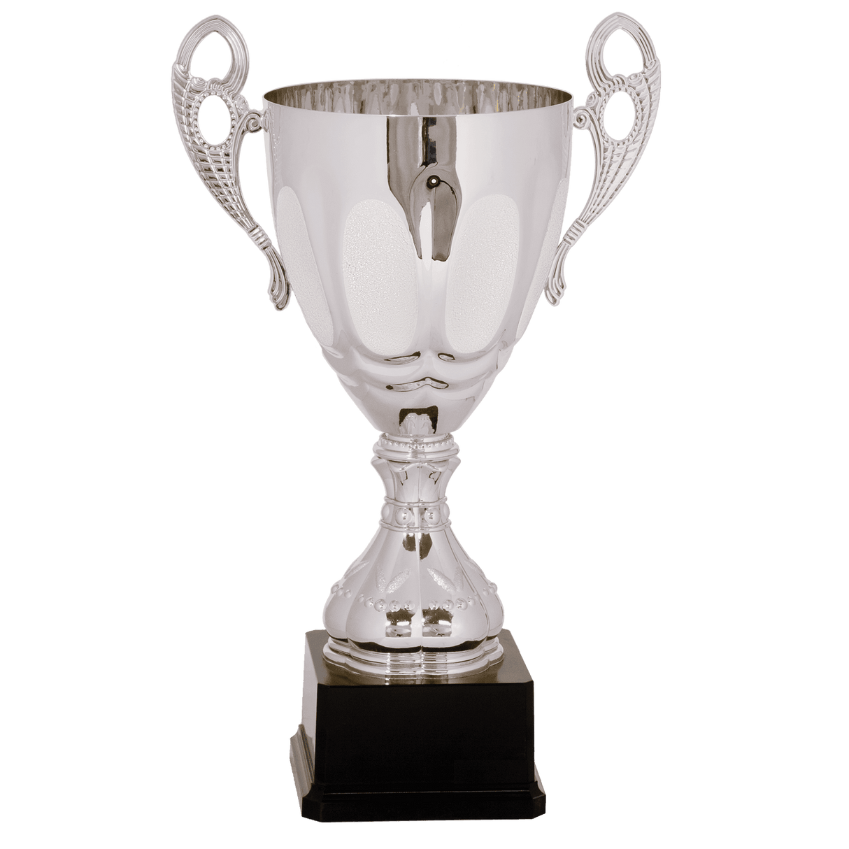 15 3/4" Completed Metal Cup Trophy on Plastic Base