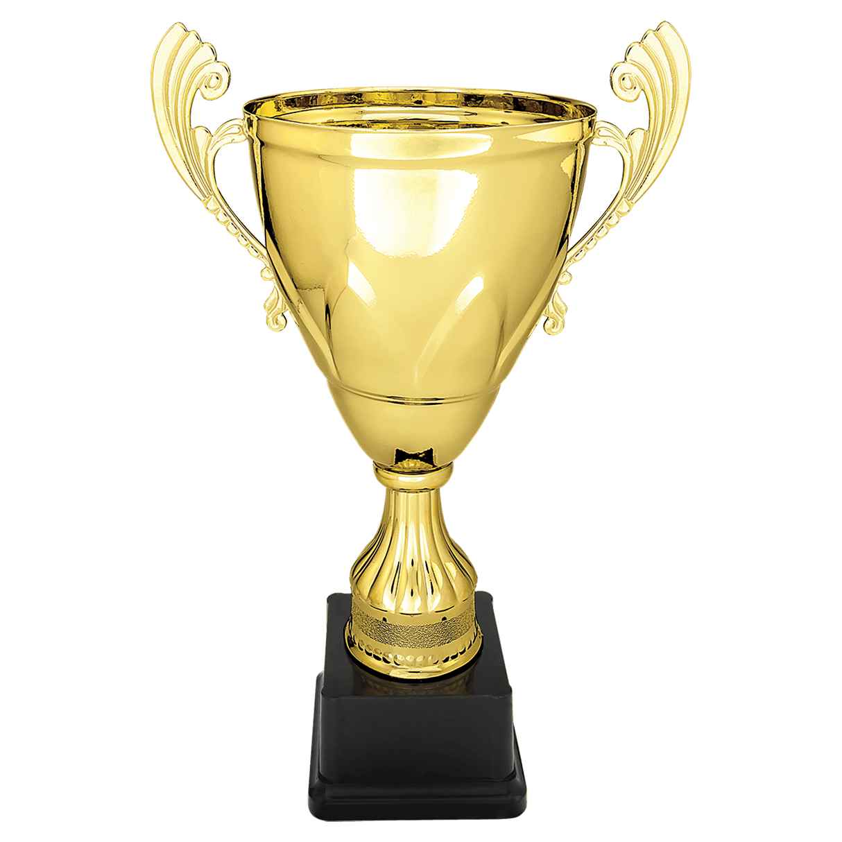 Gold 13" Completed Metal Cup on Plastic Base