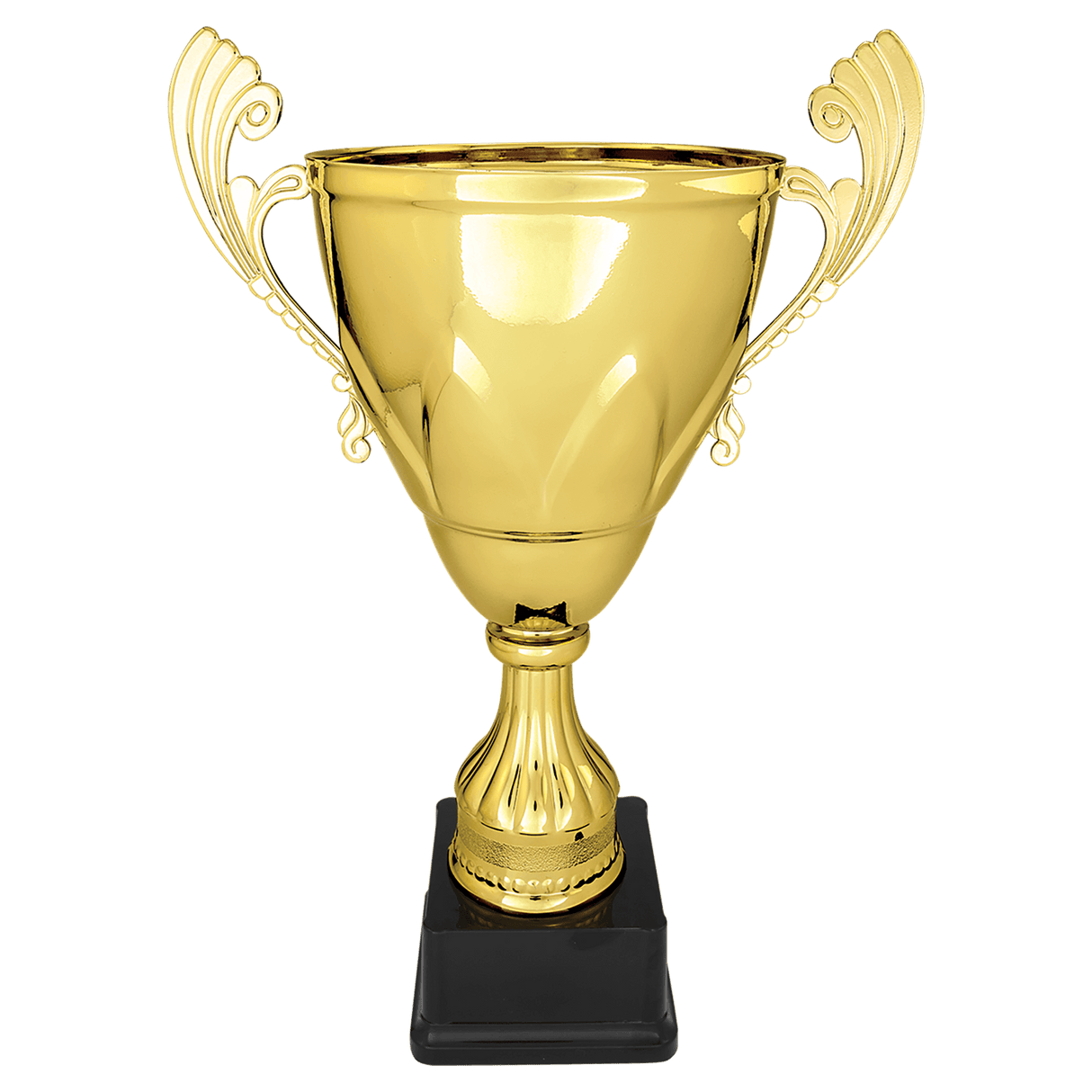 Gold 16 3/4" Completed Metal Cup on Plastic Base