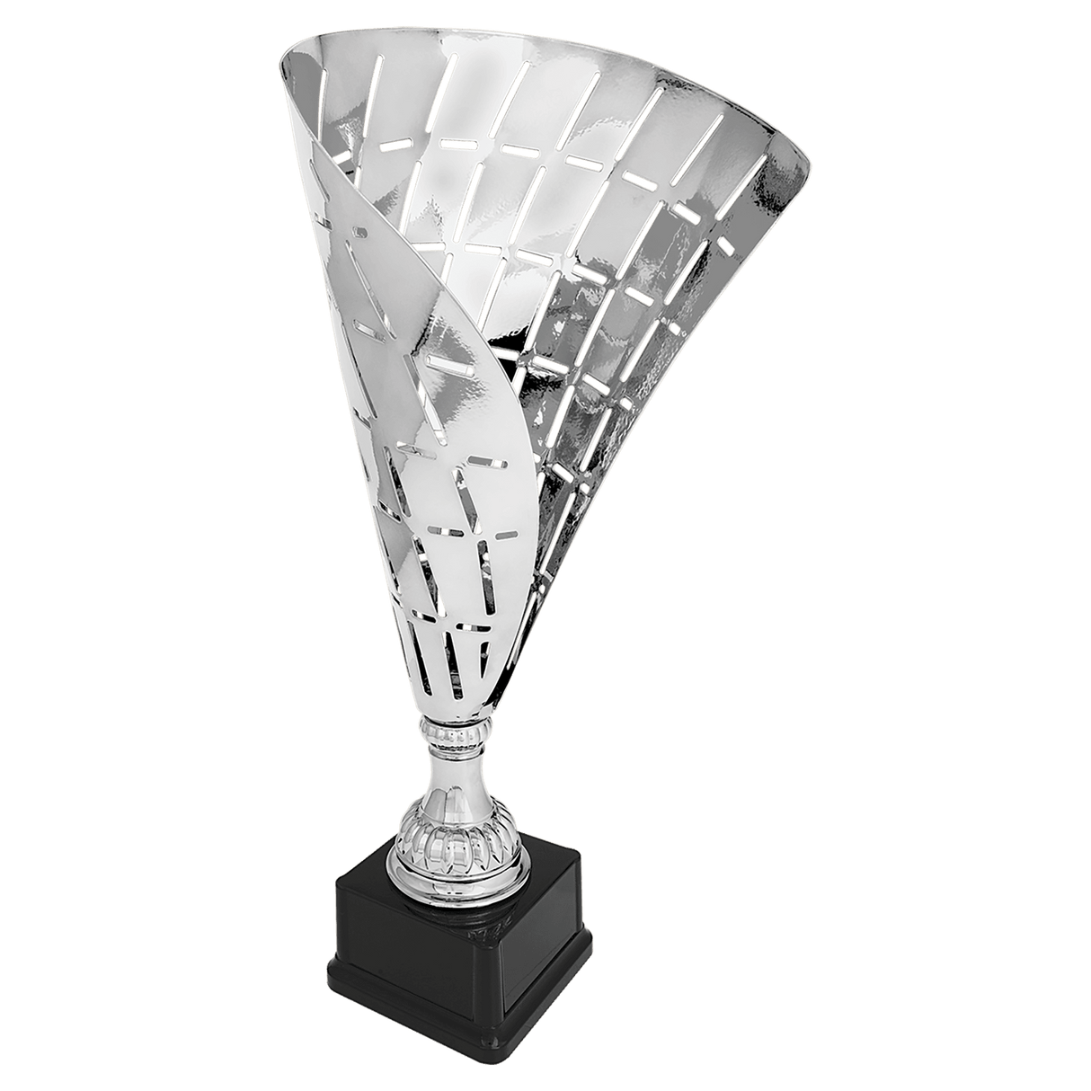 18" Metal Flag Cup on Plastic Base