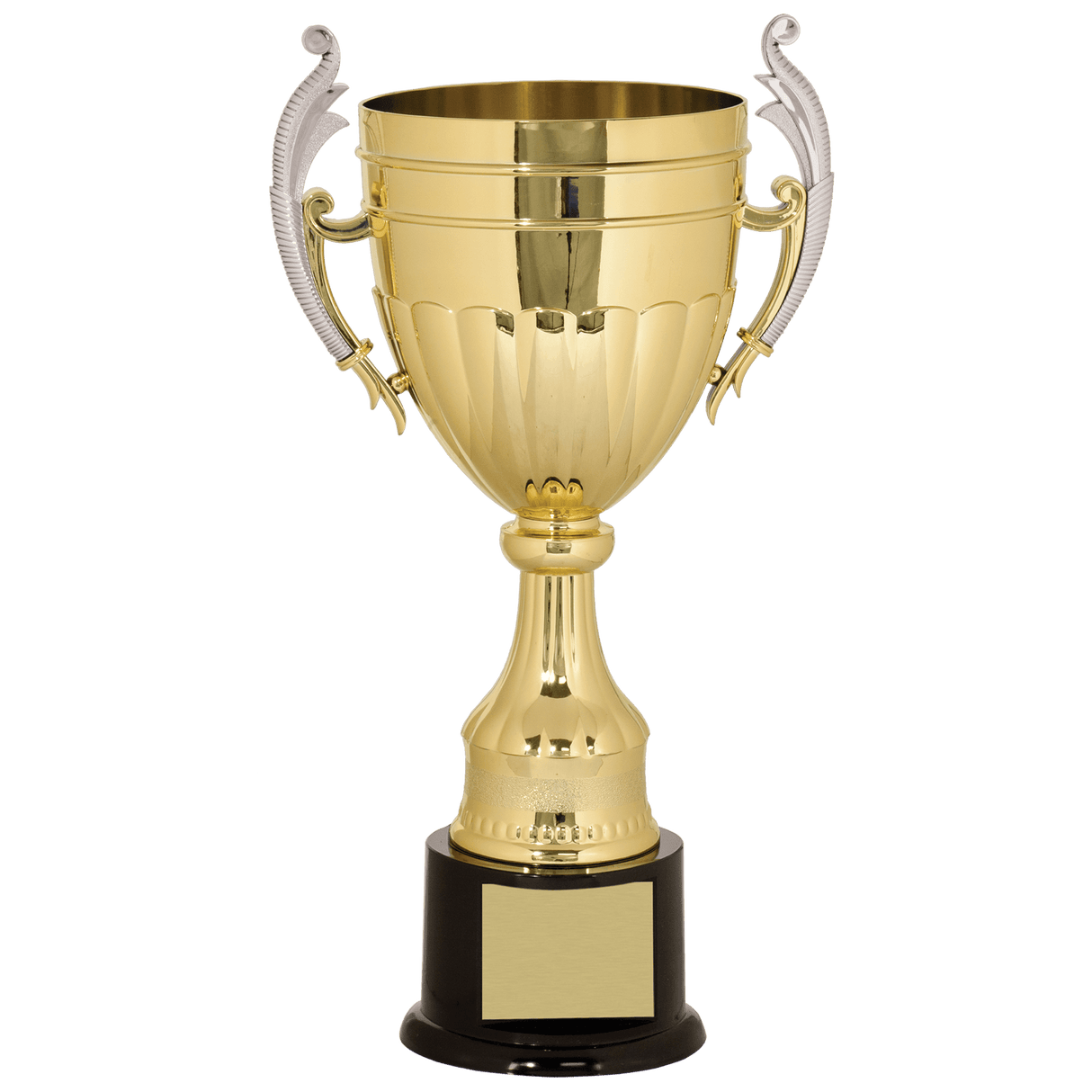 16 3/4" Gold/Silver Plastic Completed Cup Trophy