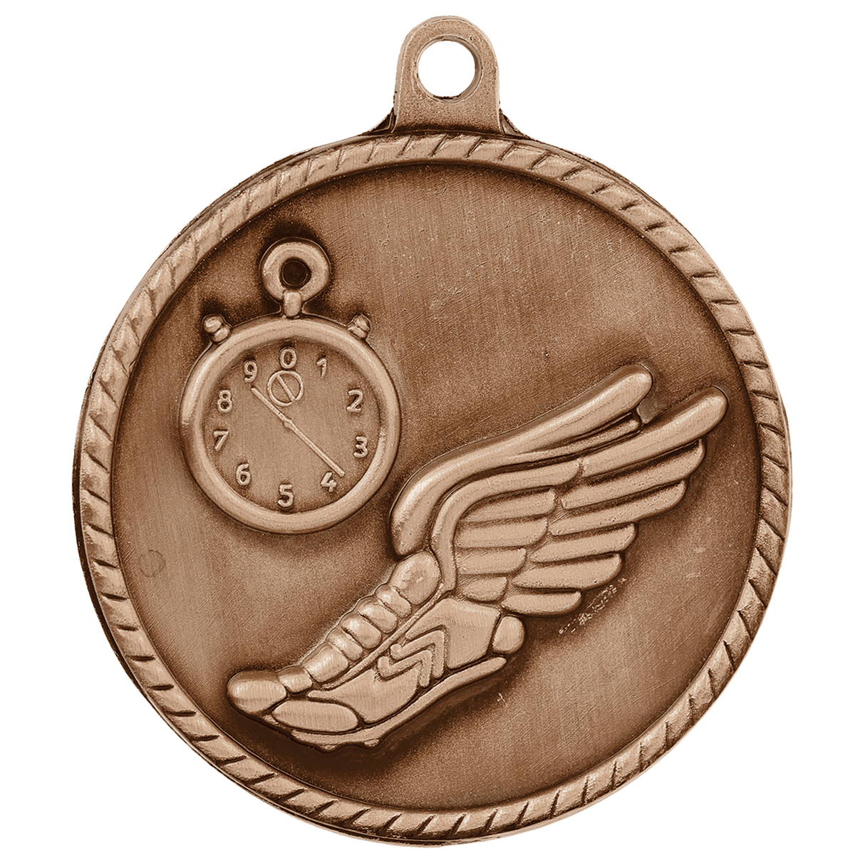 2" Track High Relief Medal
