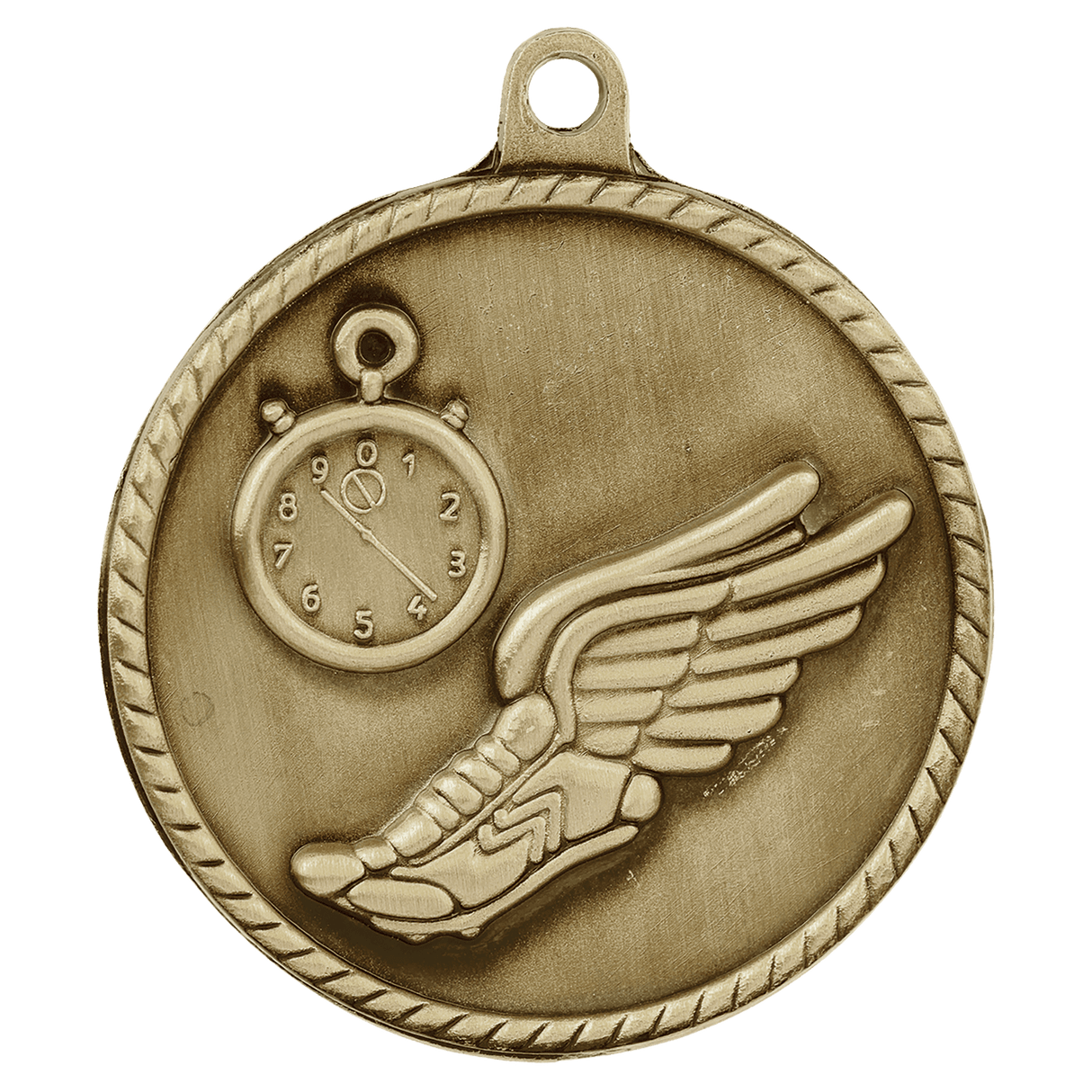2" Track High Relief Medal