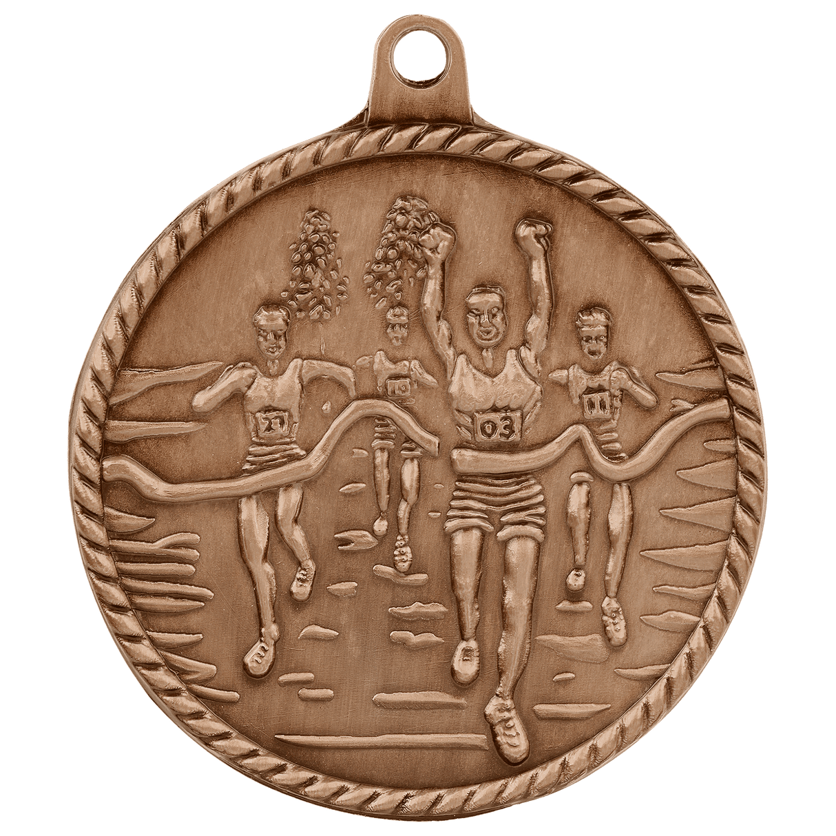 2" Cross Country High Relief Medal