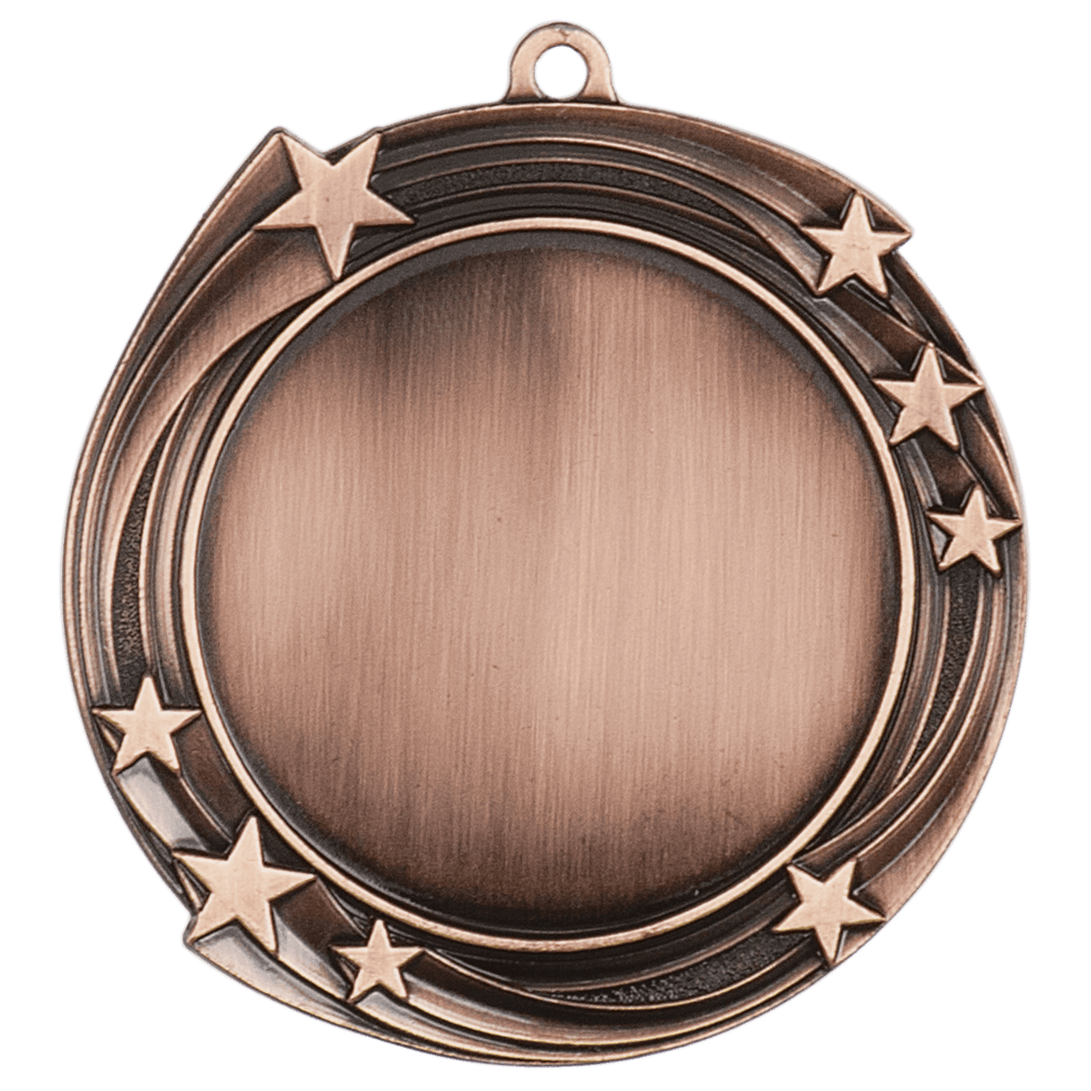2 3/4" Swirling Star 2" Insert Holder Medal