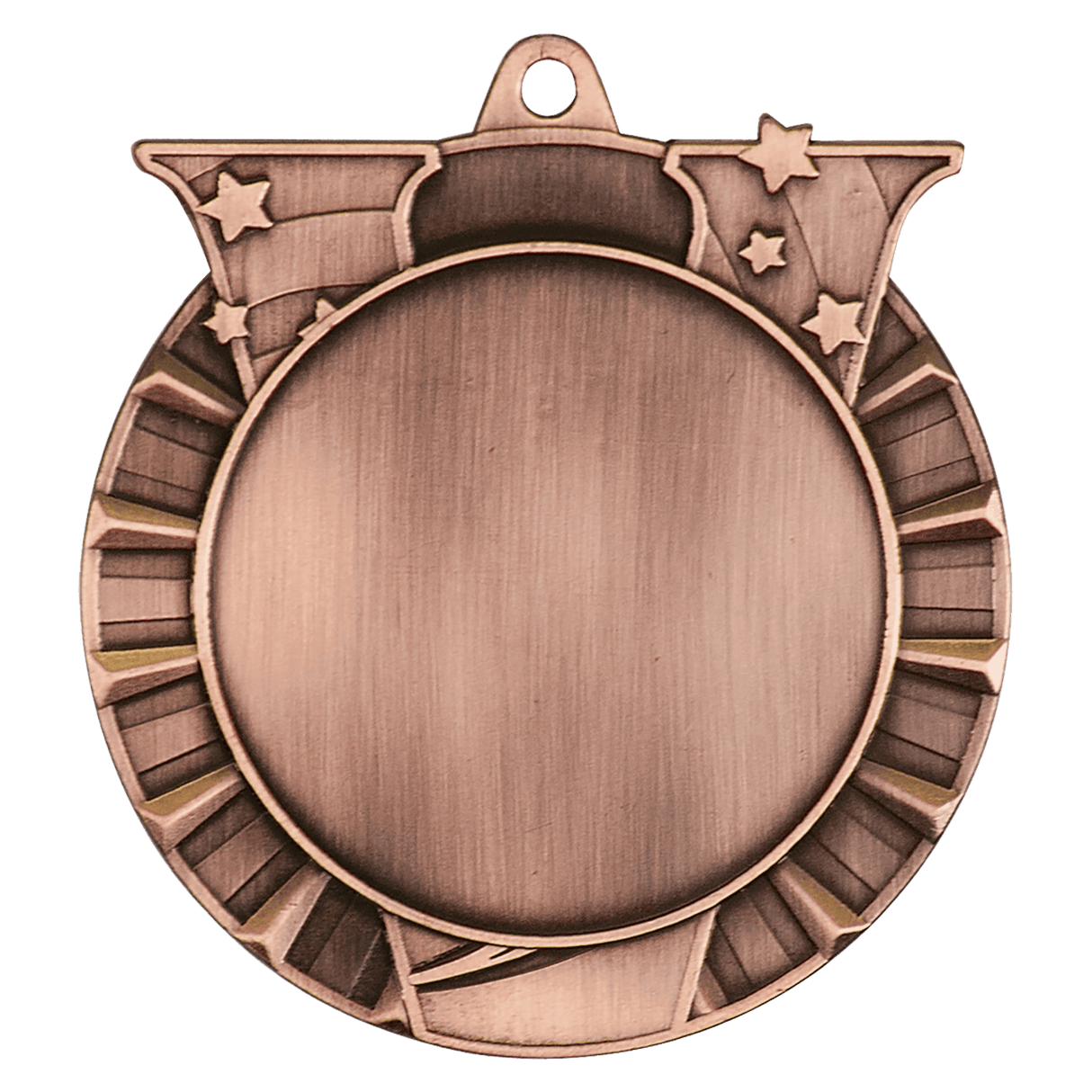 Antique Bronze 2 3/4" Victory 2" Insert Holder Medal