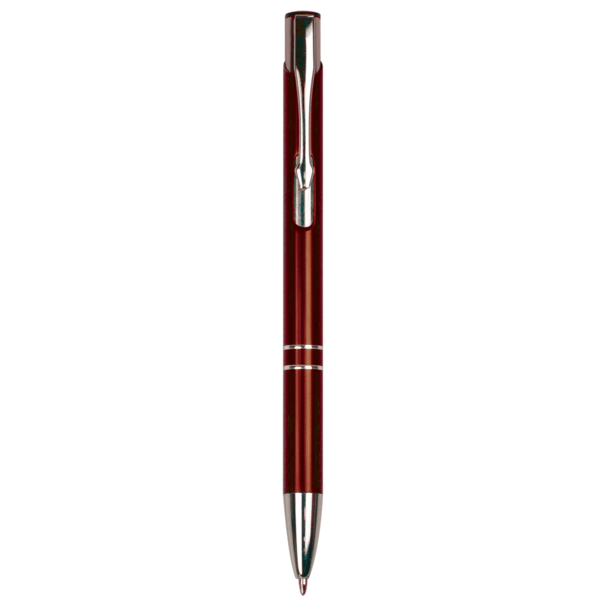 Burgundy with Silver Trim Laserable Pen