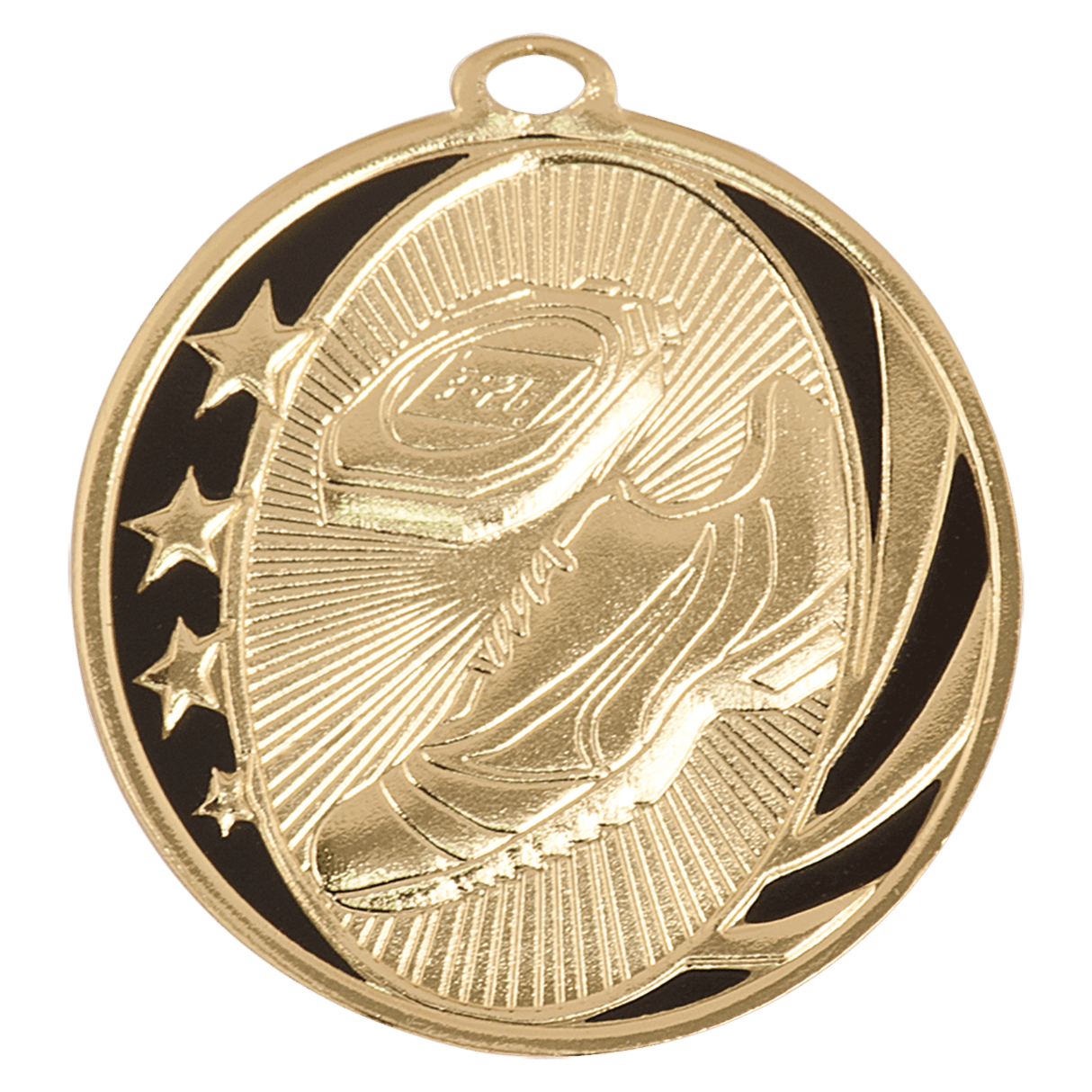 2" Track Laserable MidNite Star Medal