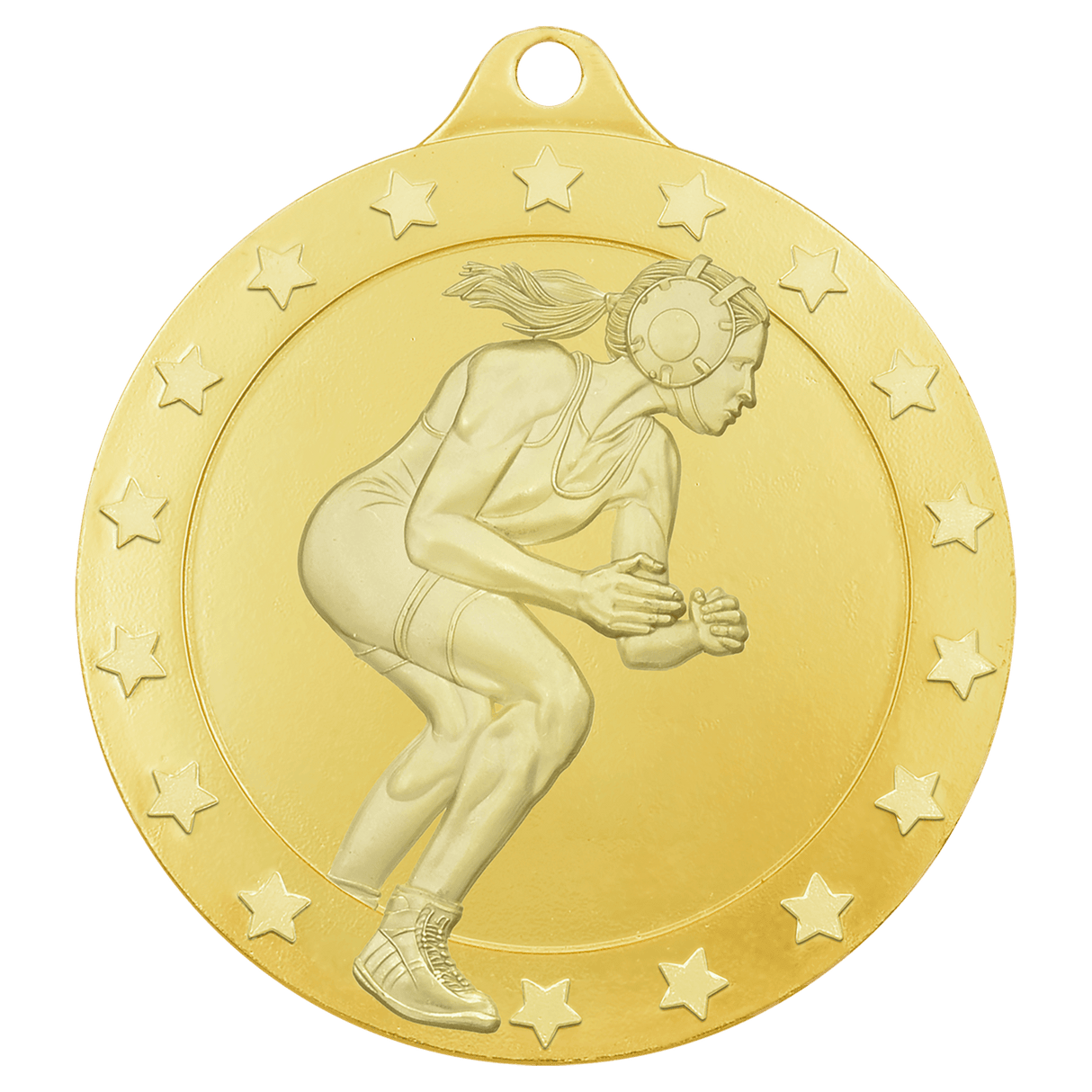 Female Wrestling Radiance Metal - Gold