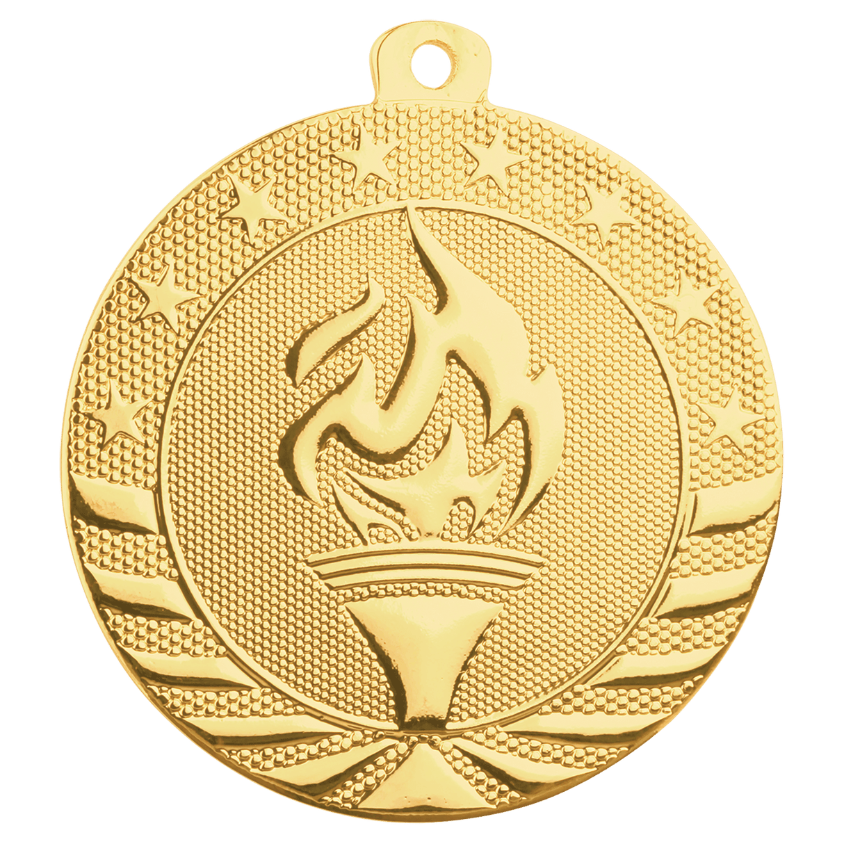 2" Torch Starbrite Medal