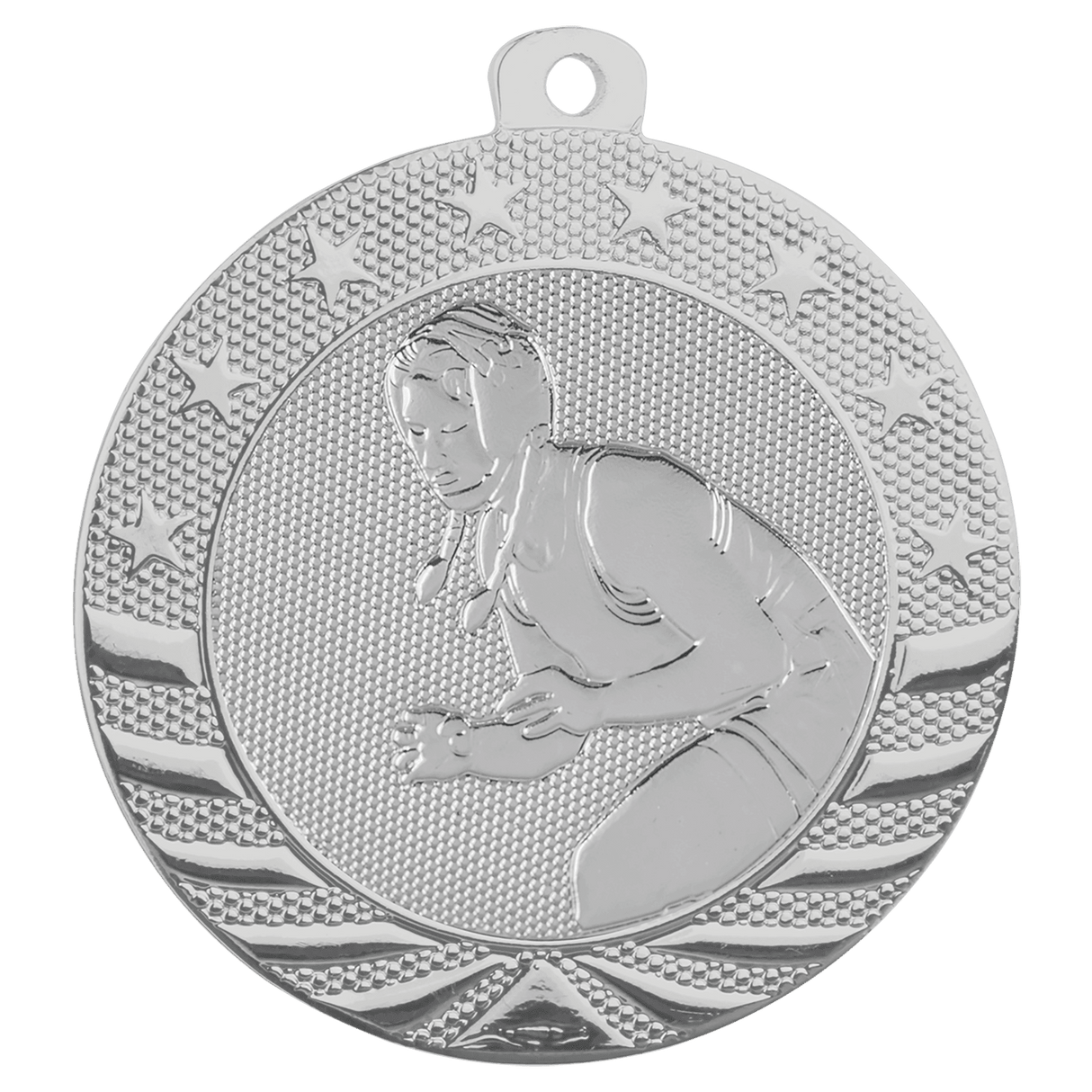 2" Female Wrestling Starbrite Medal