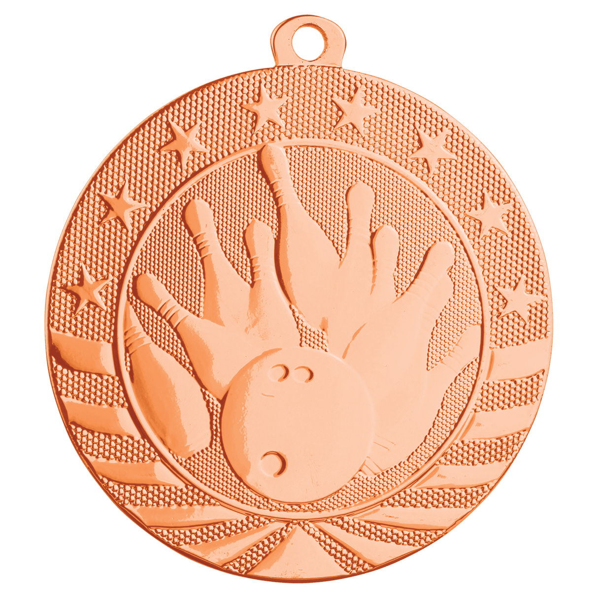 2 3/4" Bowling Starbrite Medal