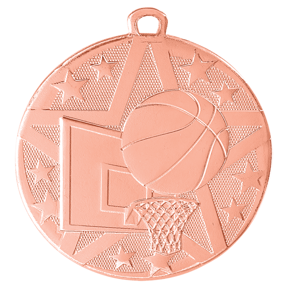 2" Superstar Basketball Medal