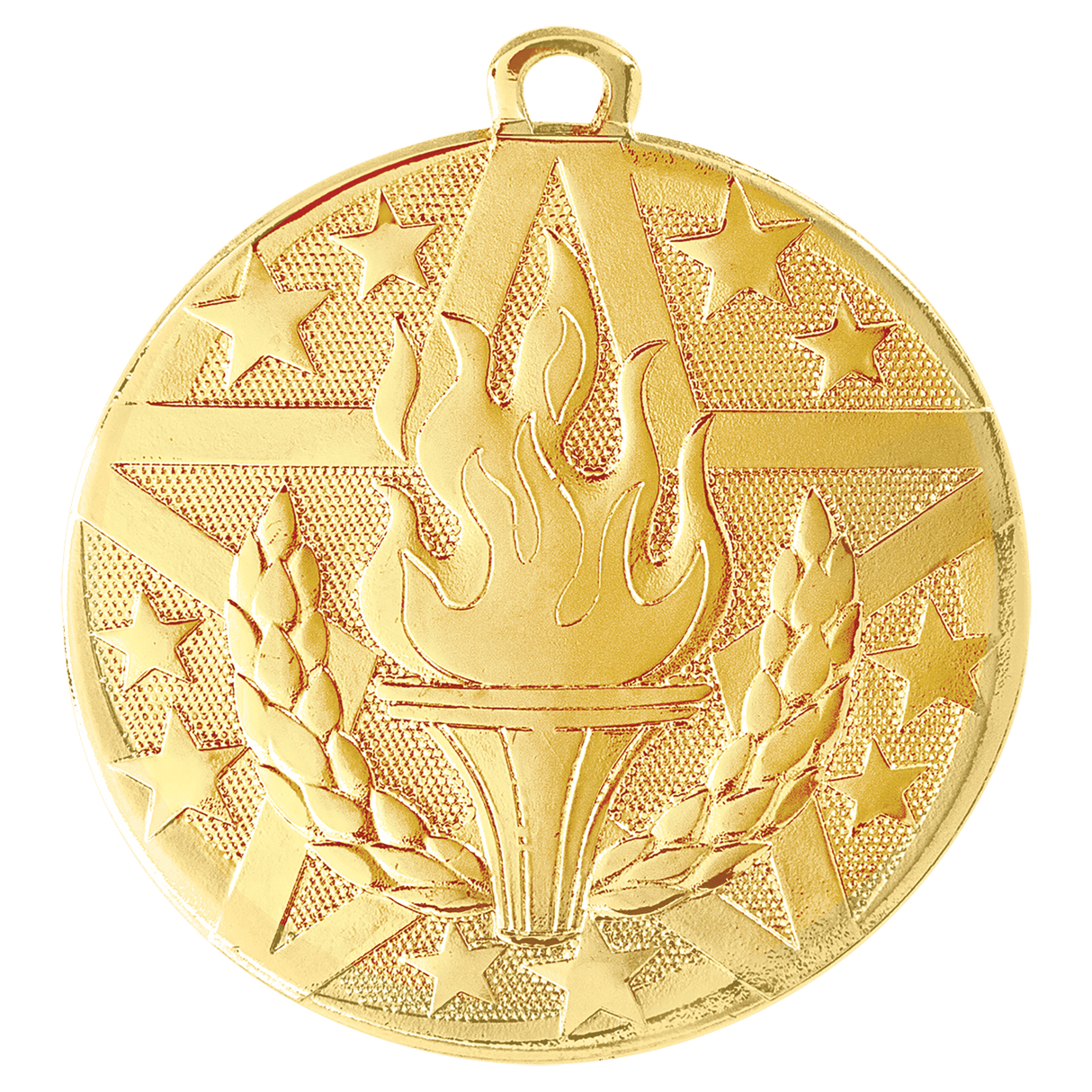 Gold 2" Superstar Torch Medal