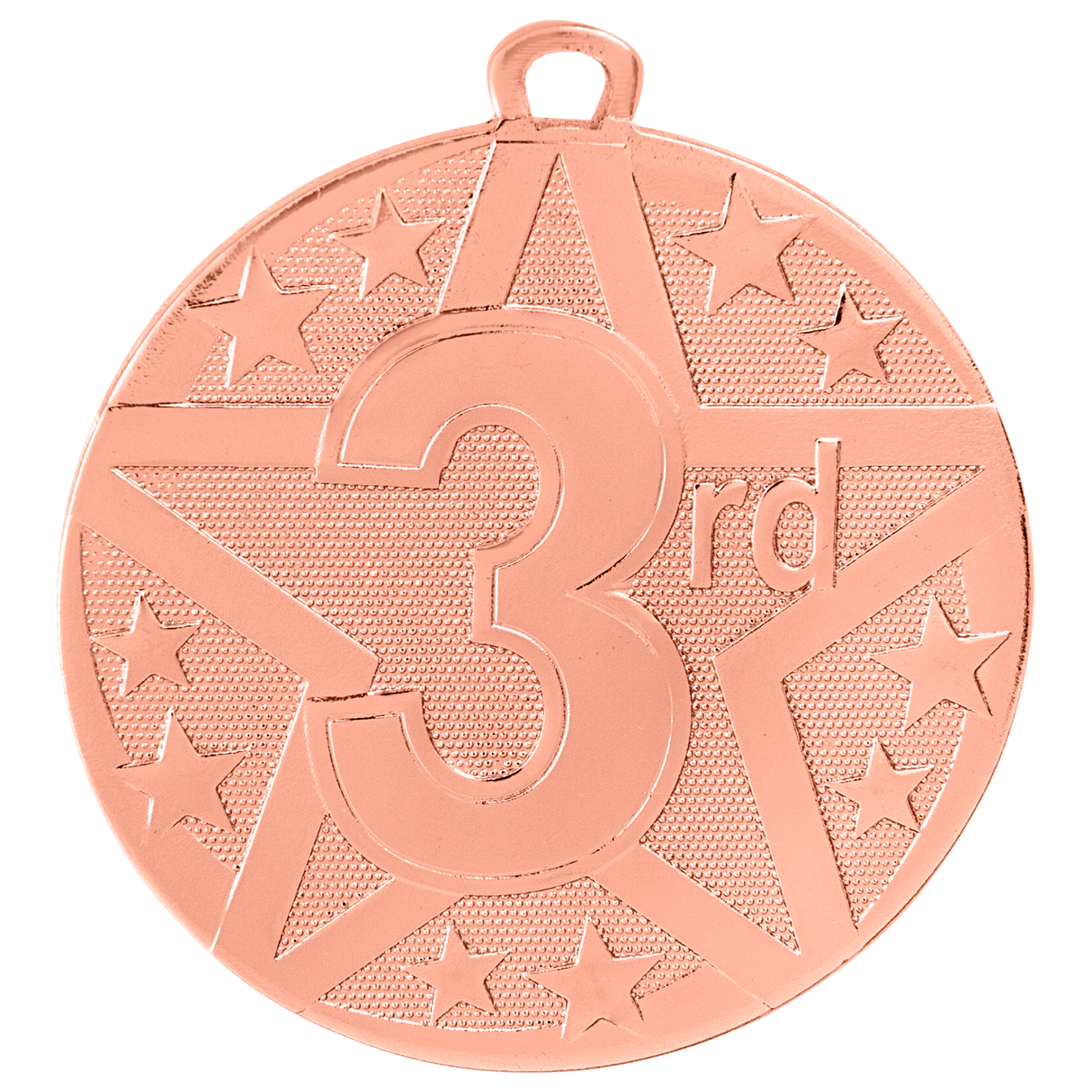 2" Bronze Superstar 3rd Place Medal