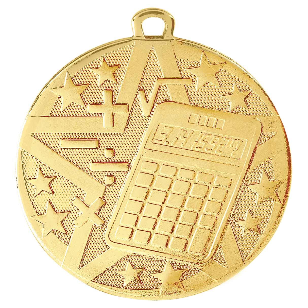 2" Superstar Math Medal