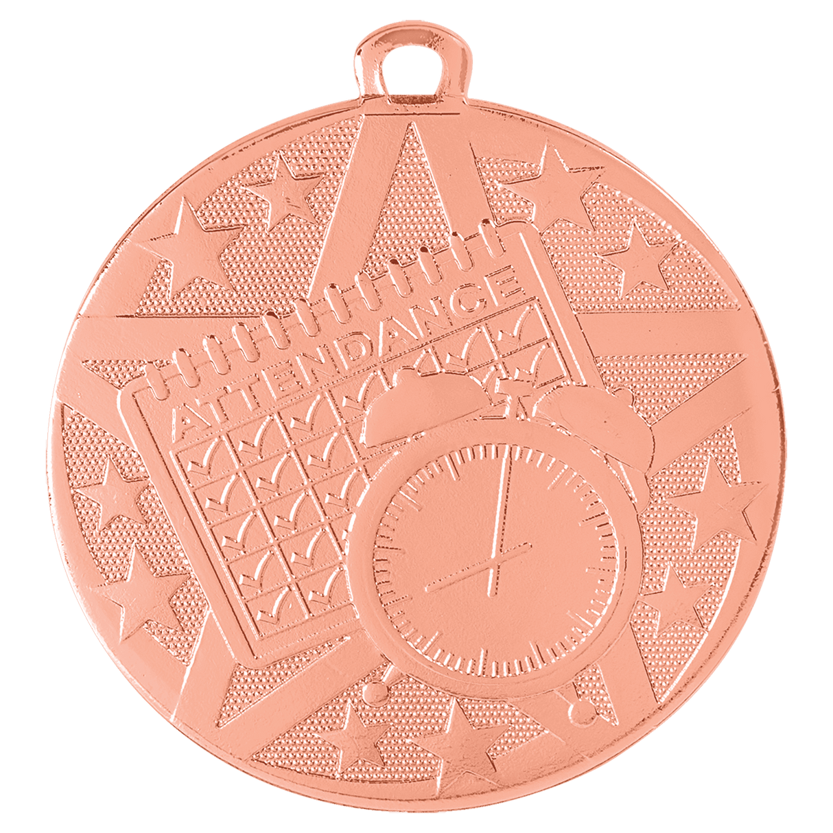 2" Superstar Perfect Attendance Medal