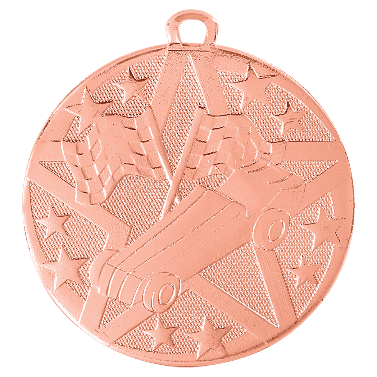 Bronze 2" Superstar Pinewood Derby Medal