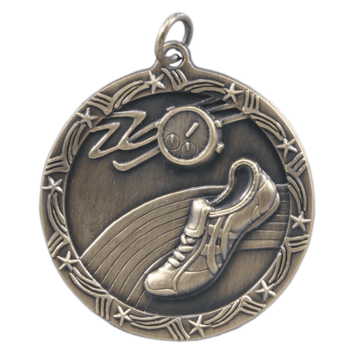 1 3/4" Track Shooting Star Medal