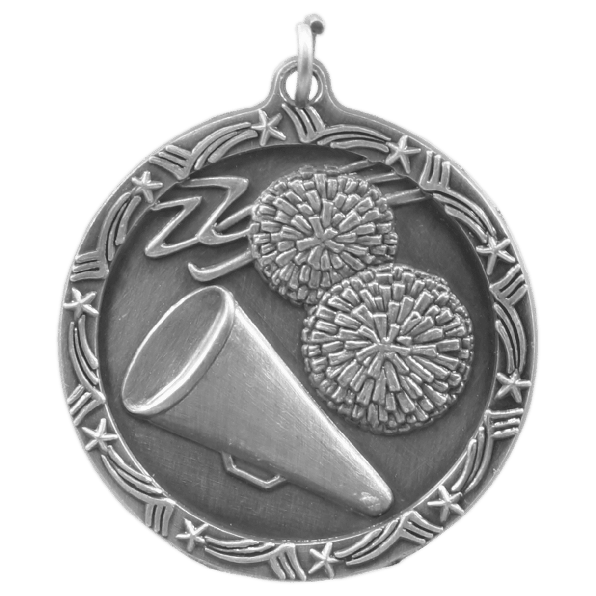 1 3/4" Cheer Shooting Star Medal