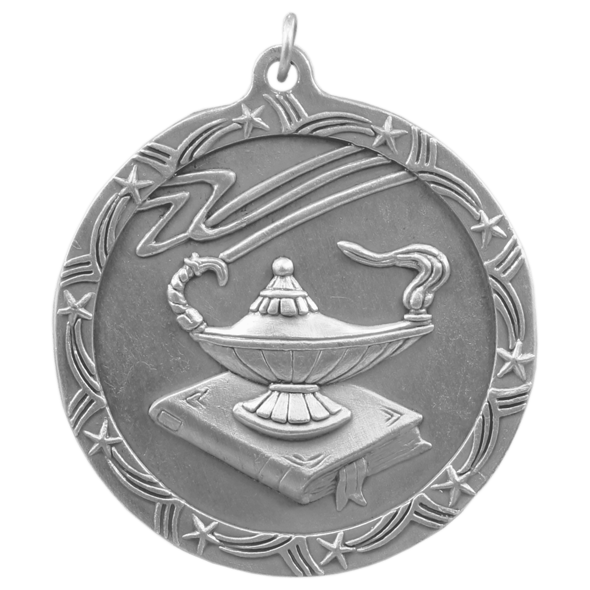 2 1/2" Lamp of Knowledge Shooting Star Medal