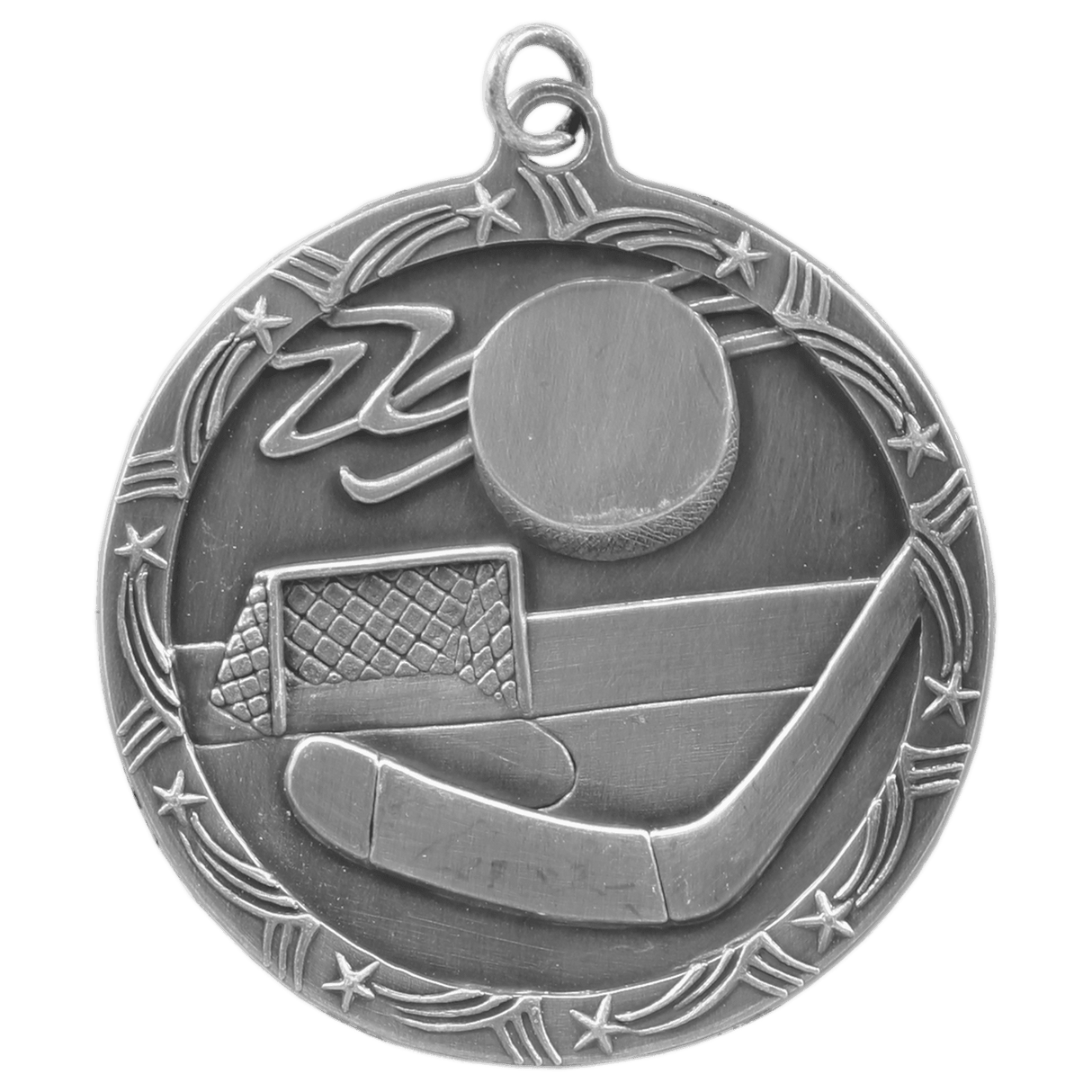 2 1/2" Hockey Shooting Star Medal