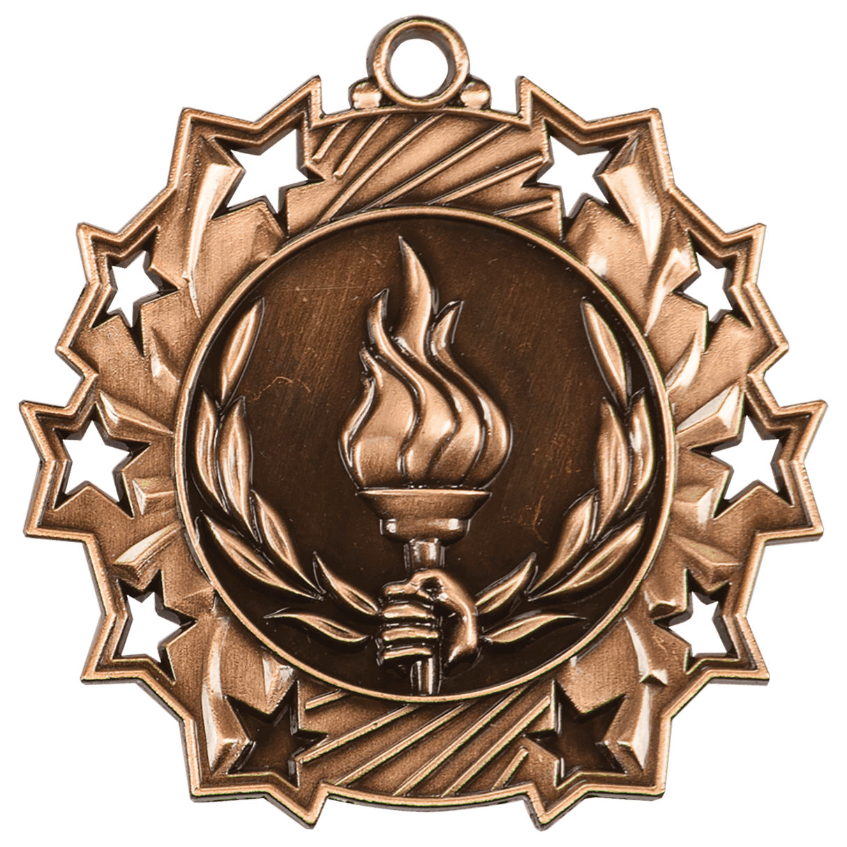 2 1/4" Victory Ten Star Medal