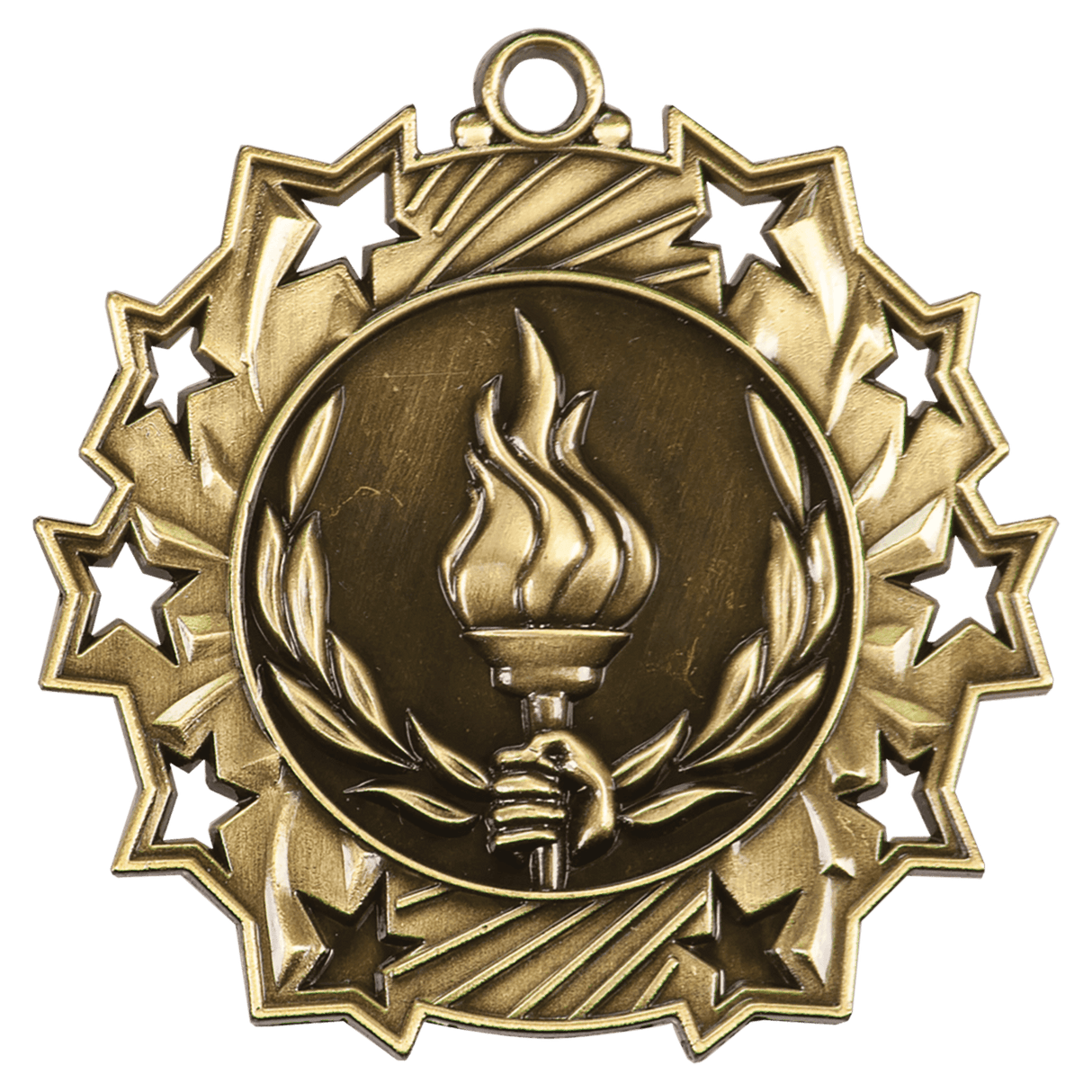 2 1/4" Victory Ten Star Medal