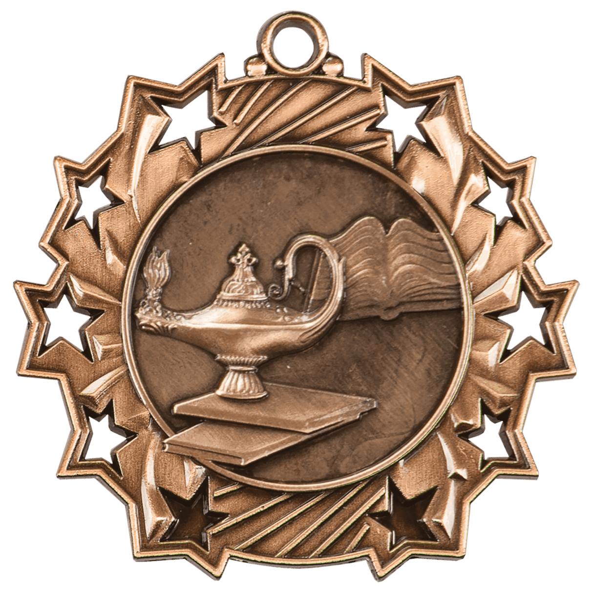 2 1/4" Graduate Ten Star Medal