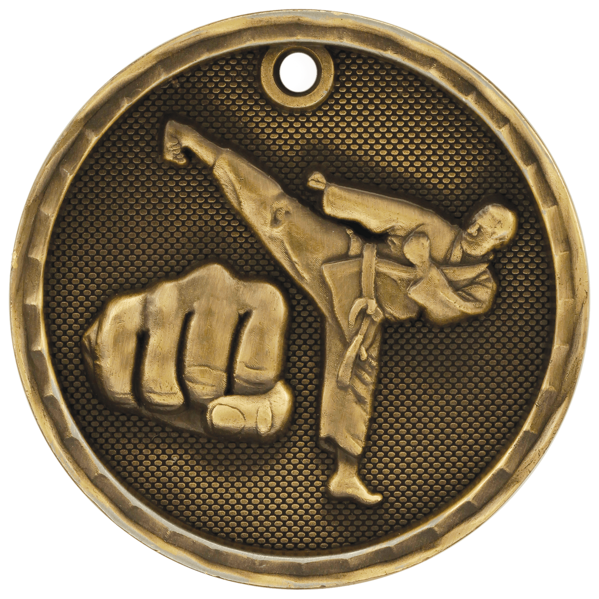 2" 3D Martial Arts Medal